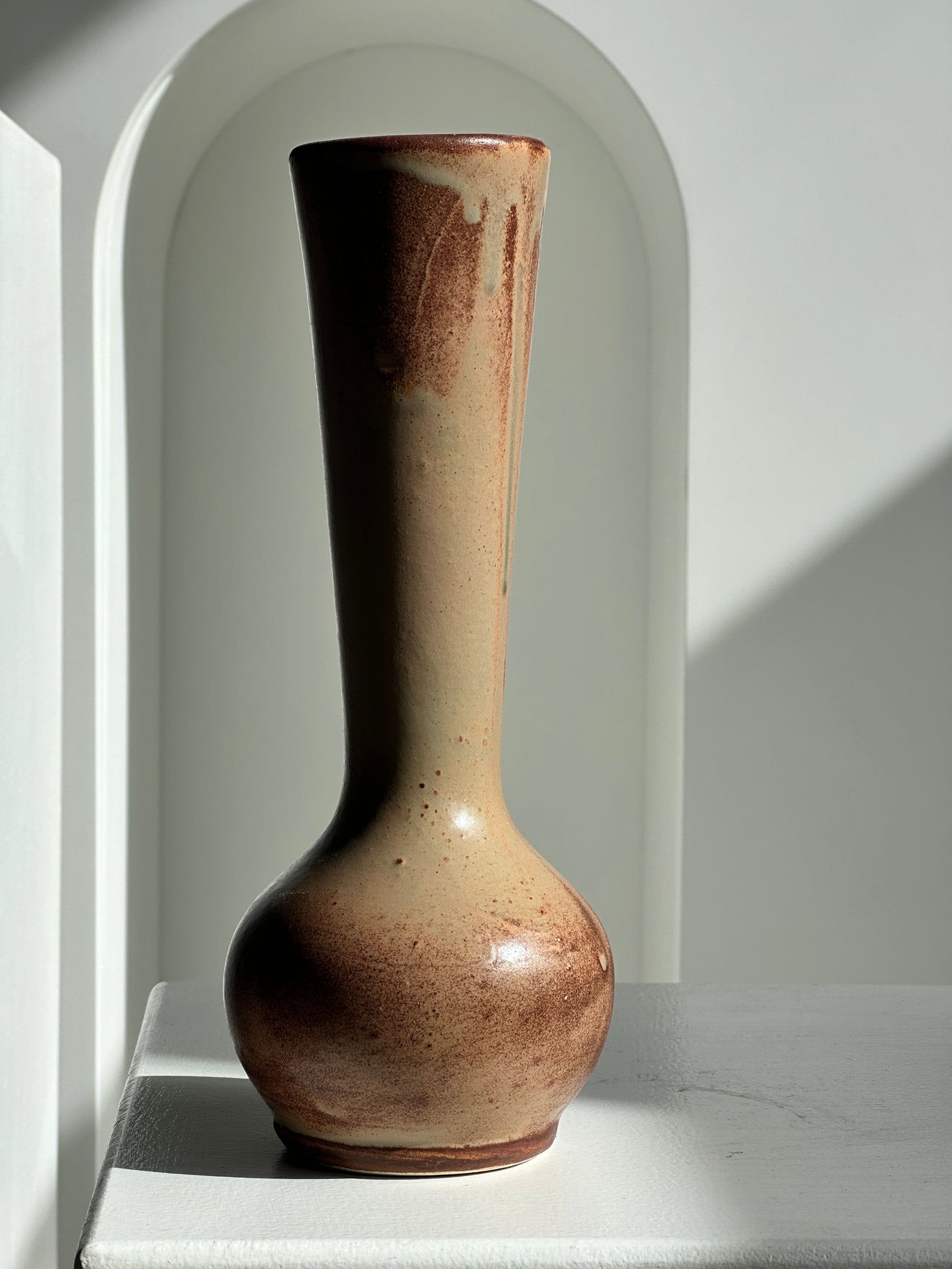 Vase soliflore en grès H:24cm