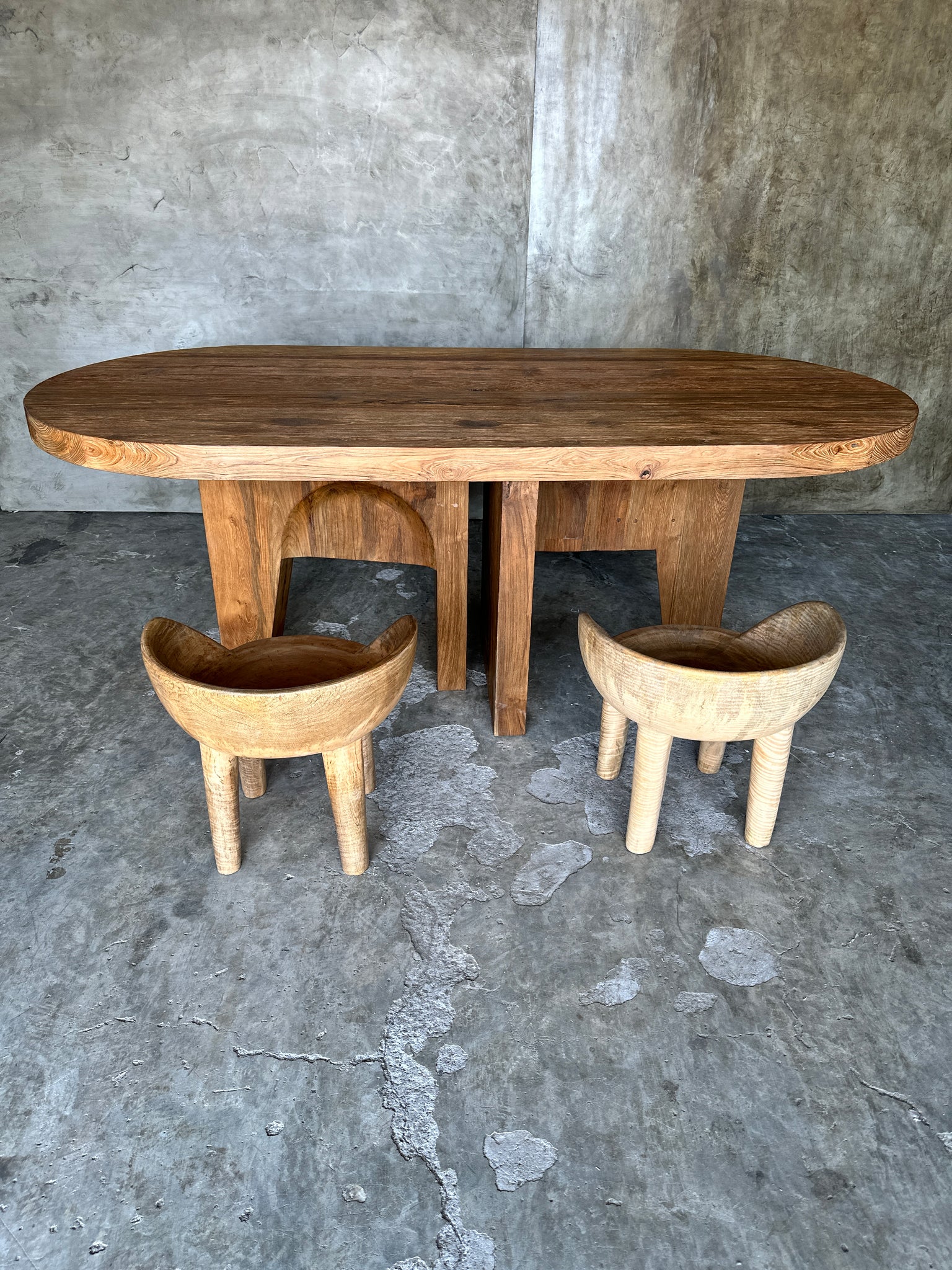 Immense table en teck massif 2m10x1m