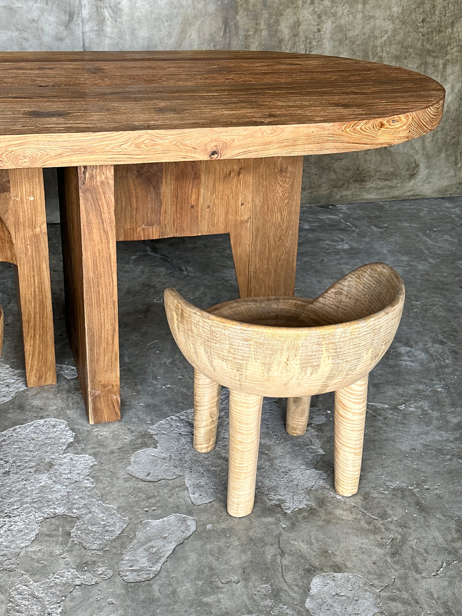 Immense table en teck massif 2m10x1m
