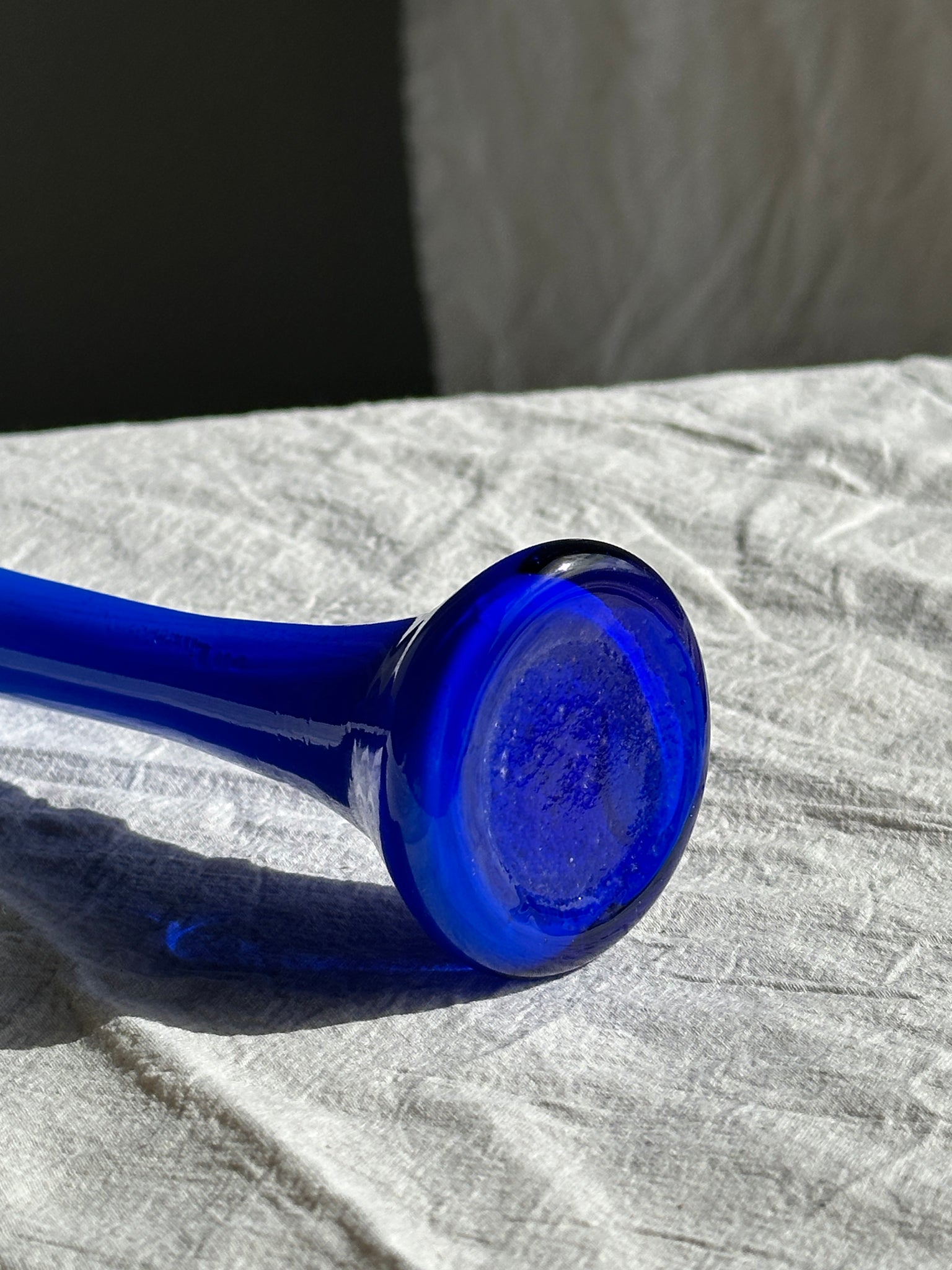 Petit vase soliflore bleu