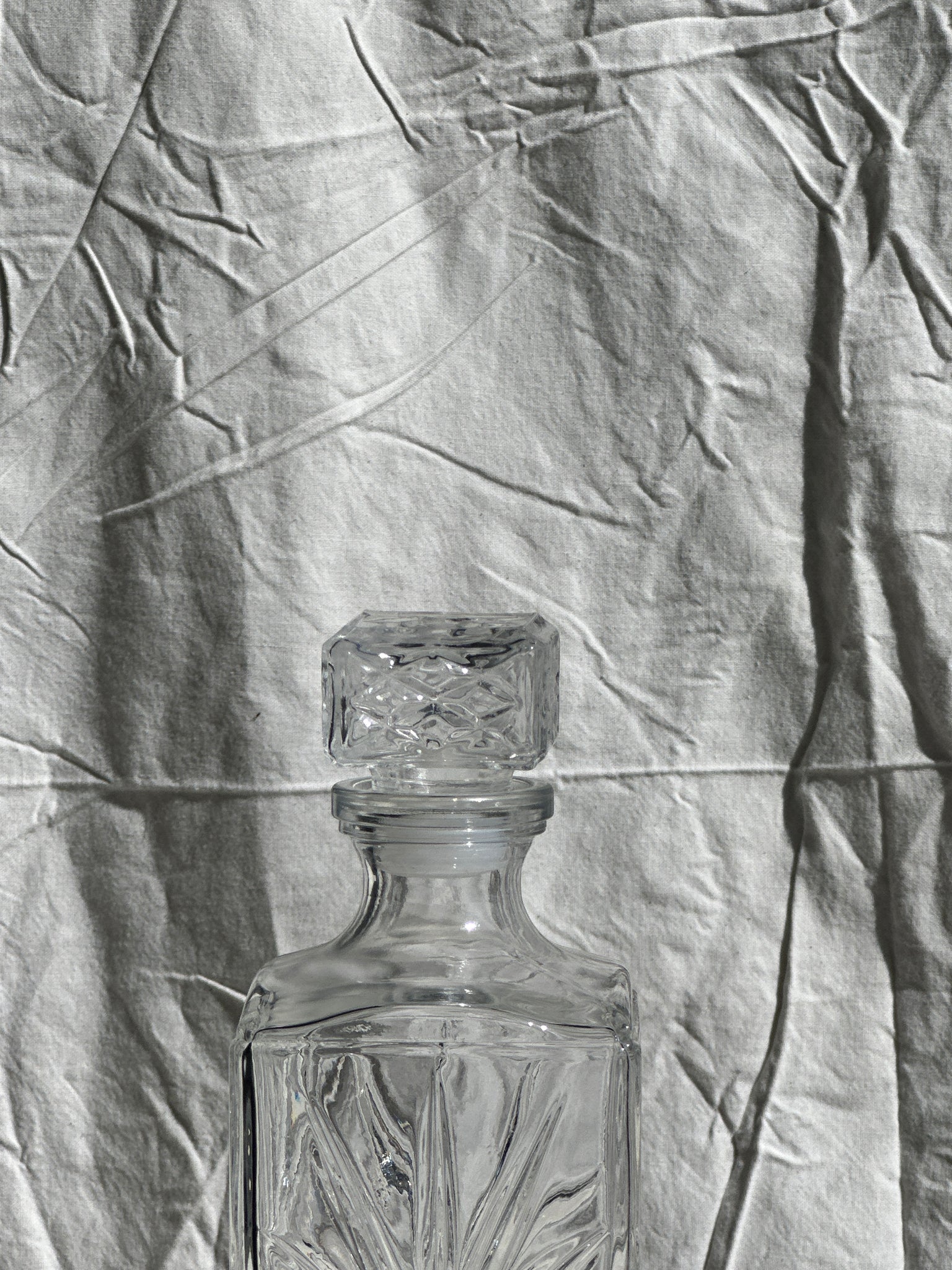 Carafe à whisky motif géométrique H23