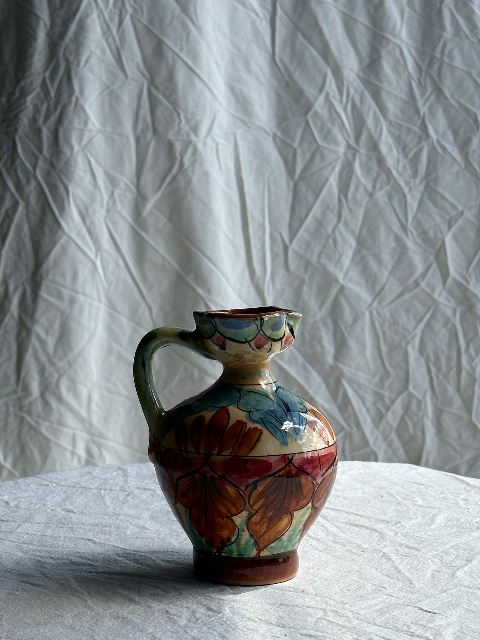 Petit broc peint à la main Ceramica Ericina