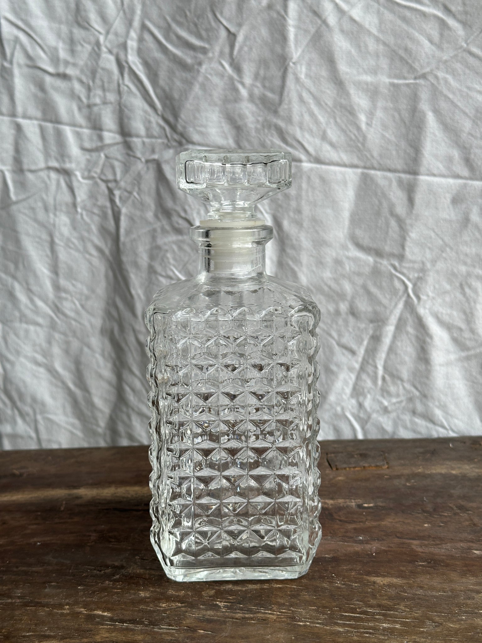 Carafe à whisky pointes de diamant H23