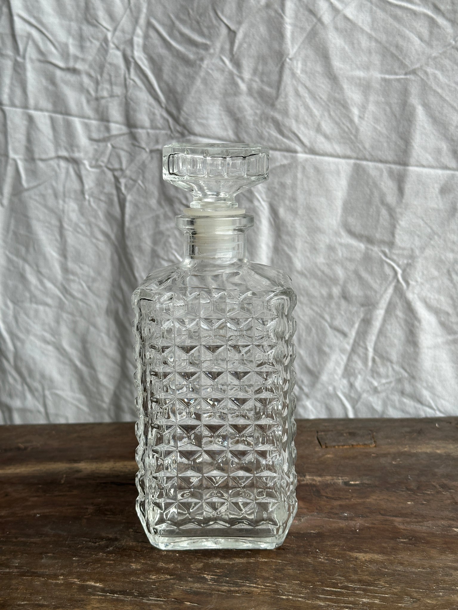 Carafe à whisky pointes de diamant H23