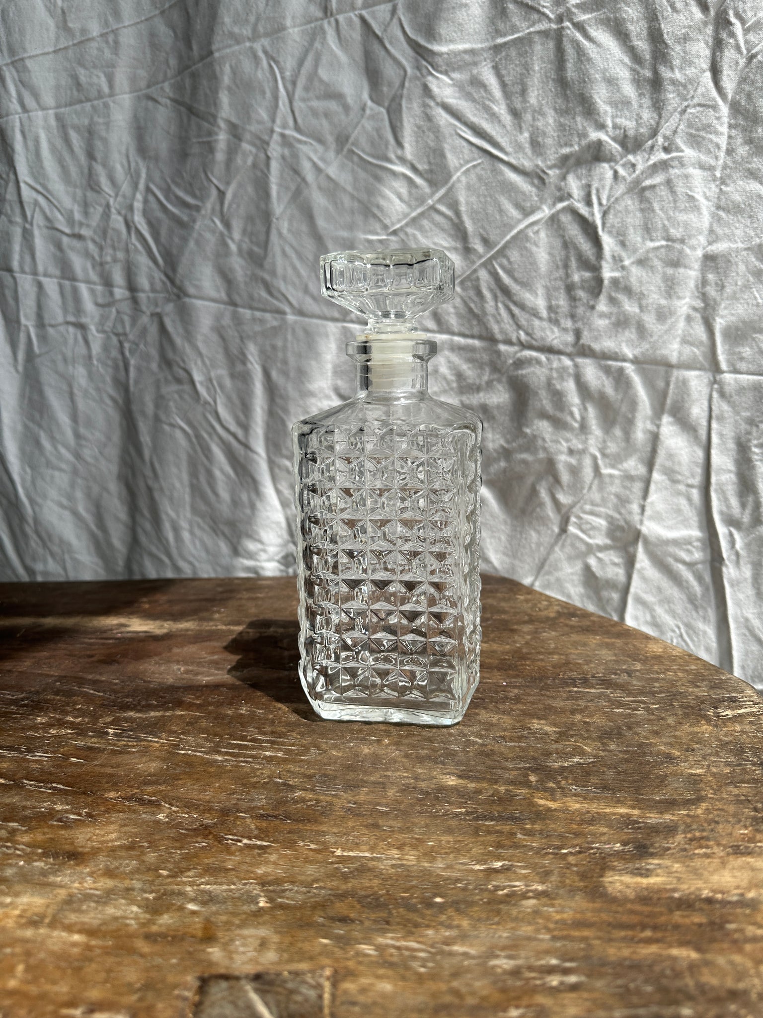 Carafe à whisky pointes de diamant H23