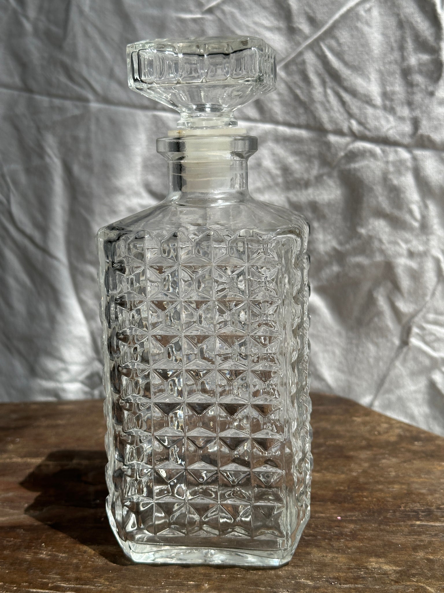 Carafe à whisky pointes de diamant H23