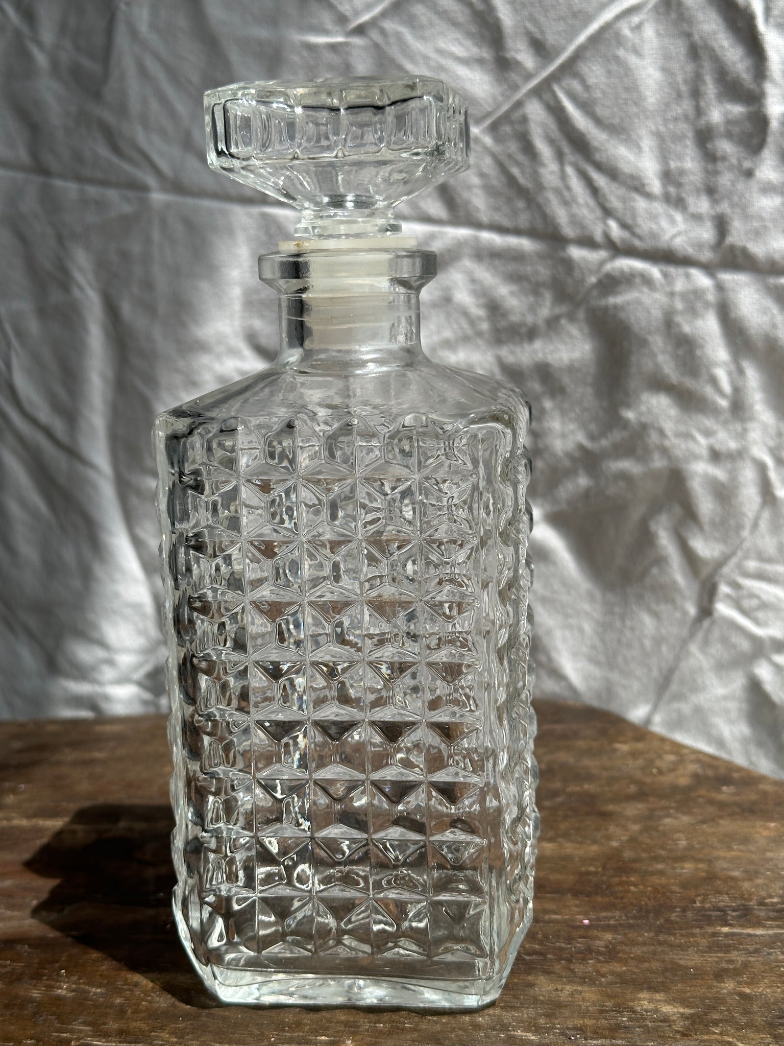 Carafe à whisky pointes de diamant H23