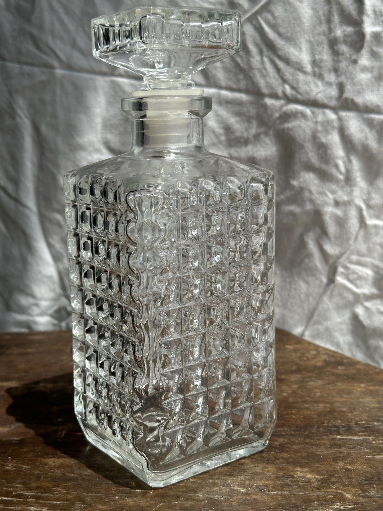 Carafe à whisky pointes de diamant H23