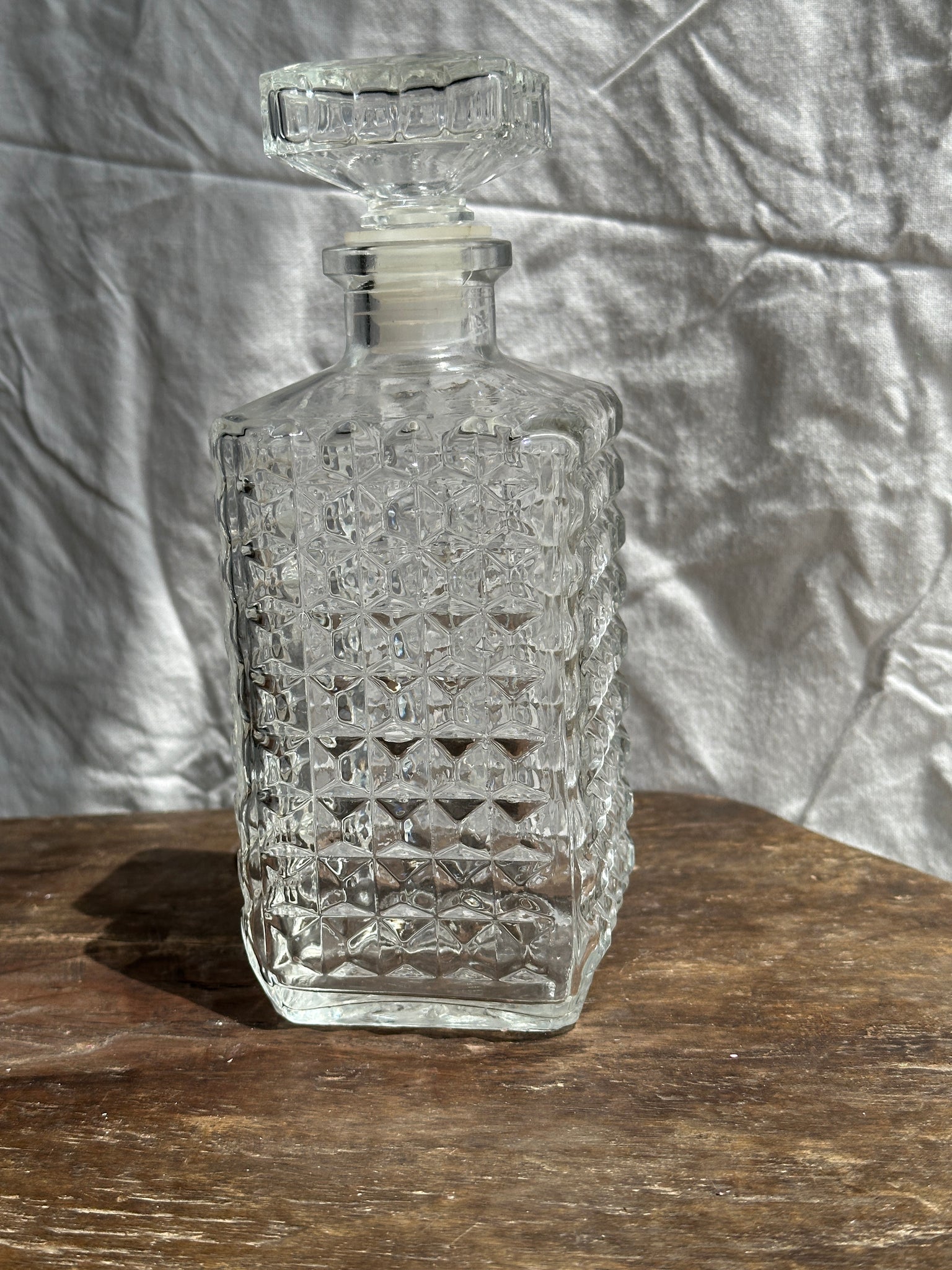 Carafe à whisky pointes de diamant H23