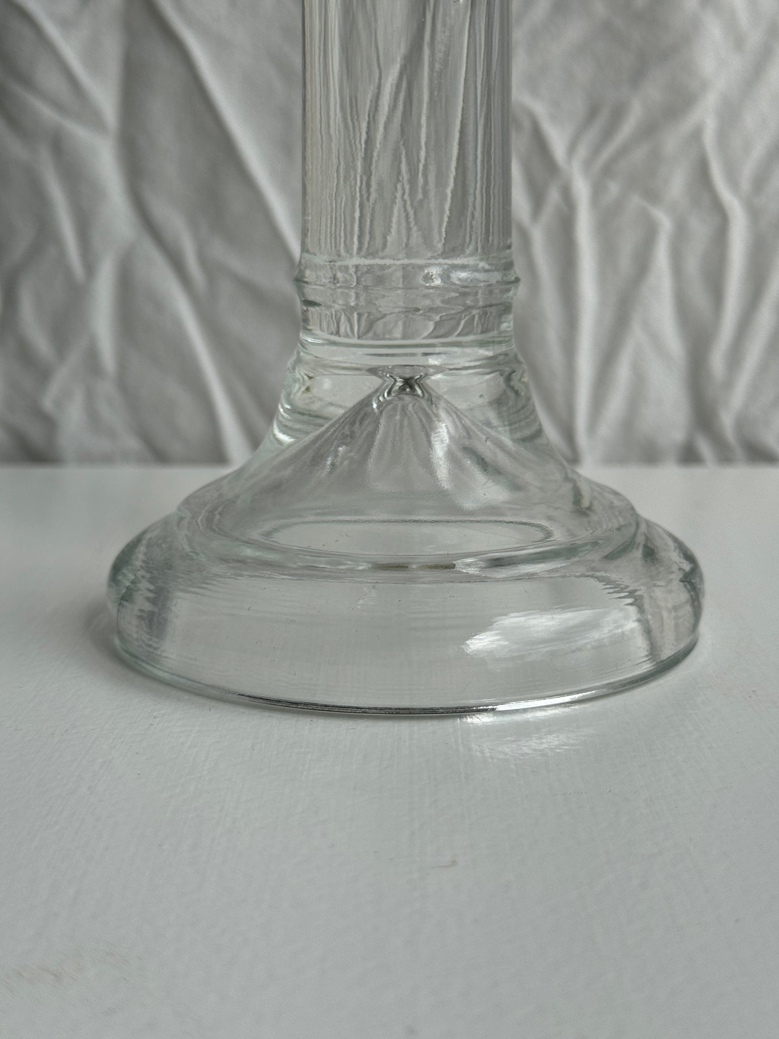 Bougeoir en verre