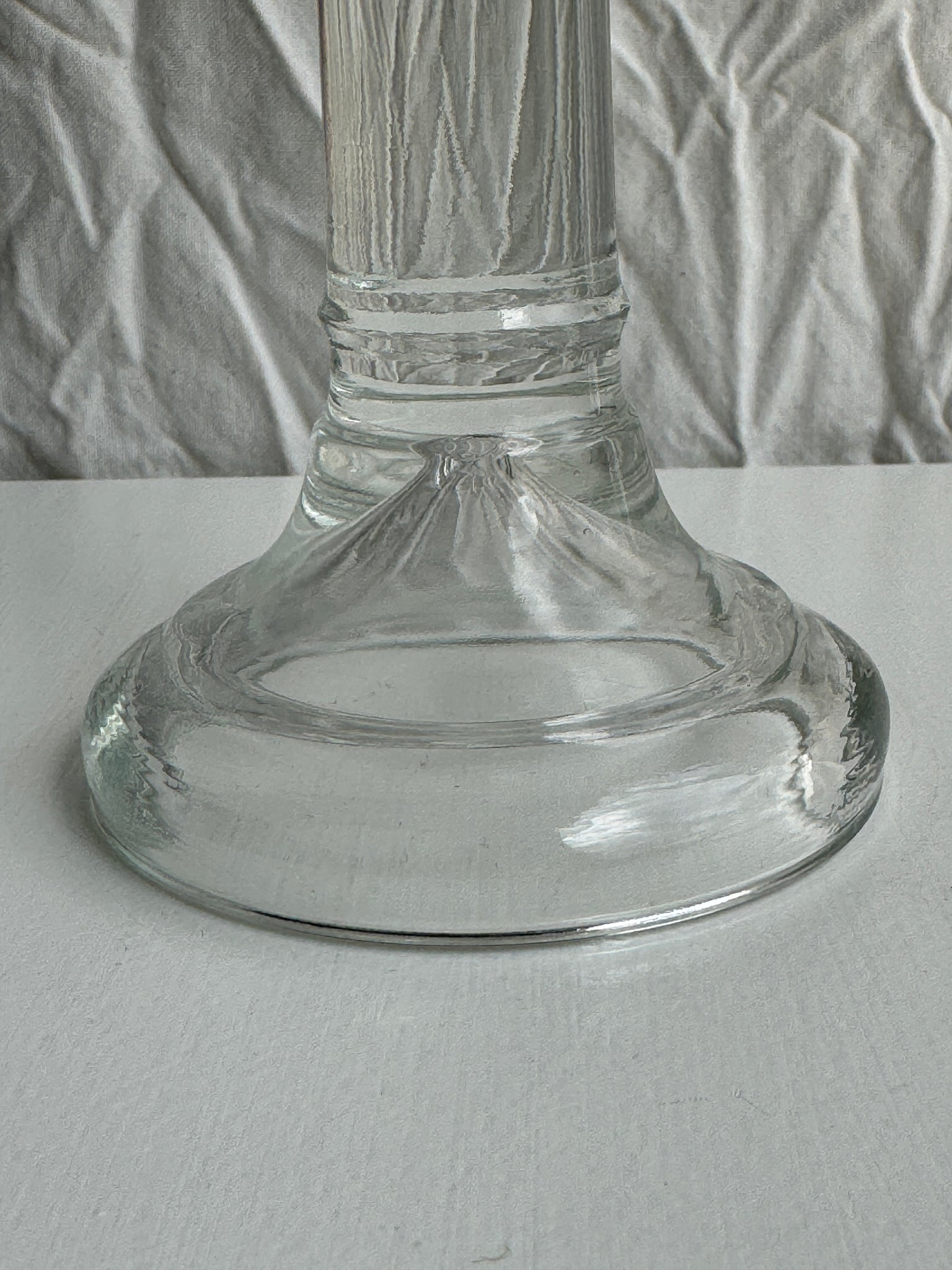 Bougeoir en verre