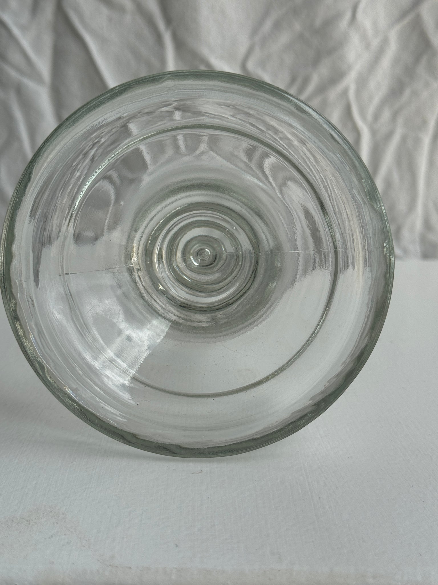 Bougeoir en verre