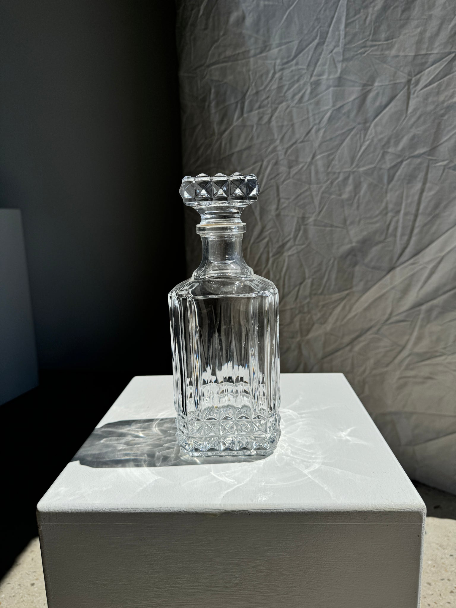 Carafe à whisky en cristal H25