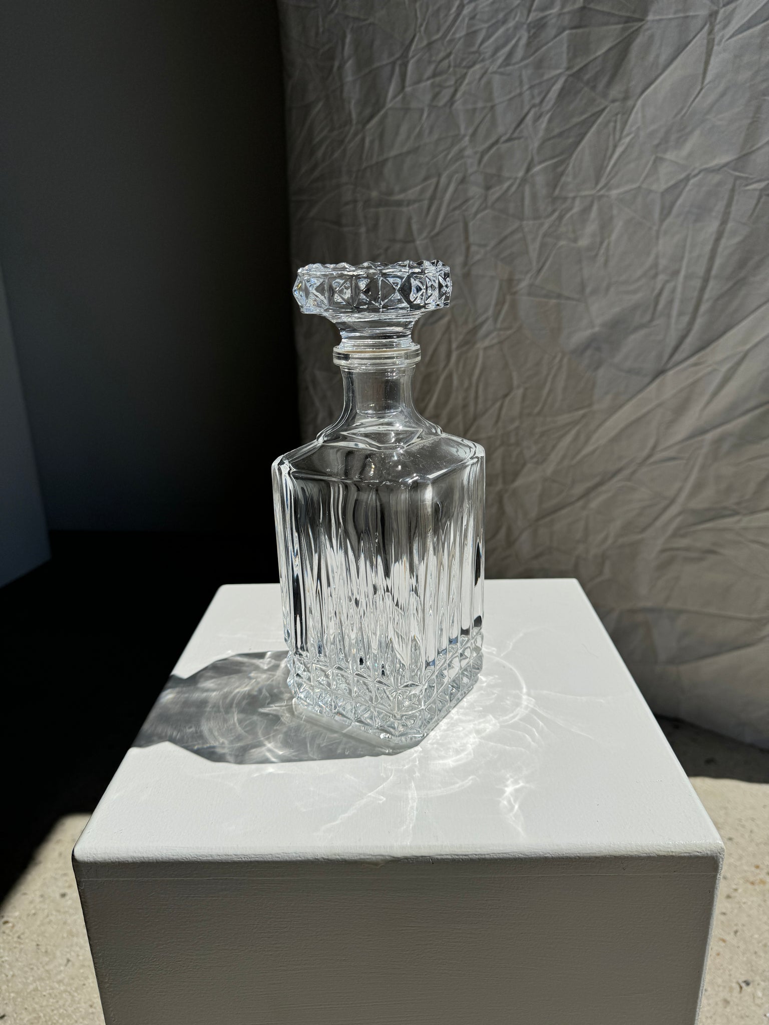 Carafe à whisky en cristal H25