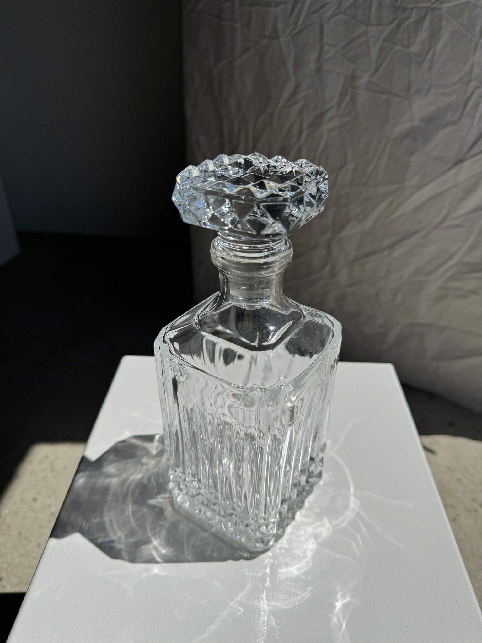 Carafe à whisky en cristal H25