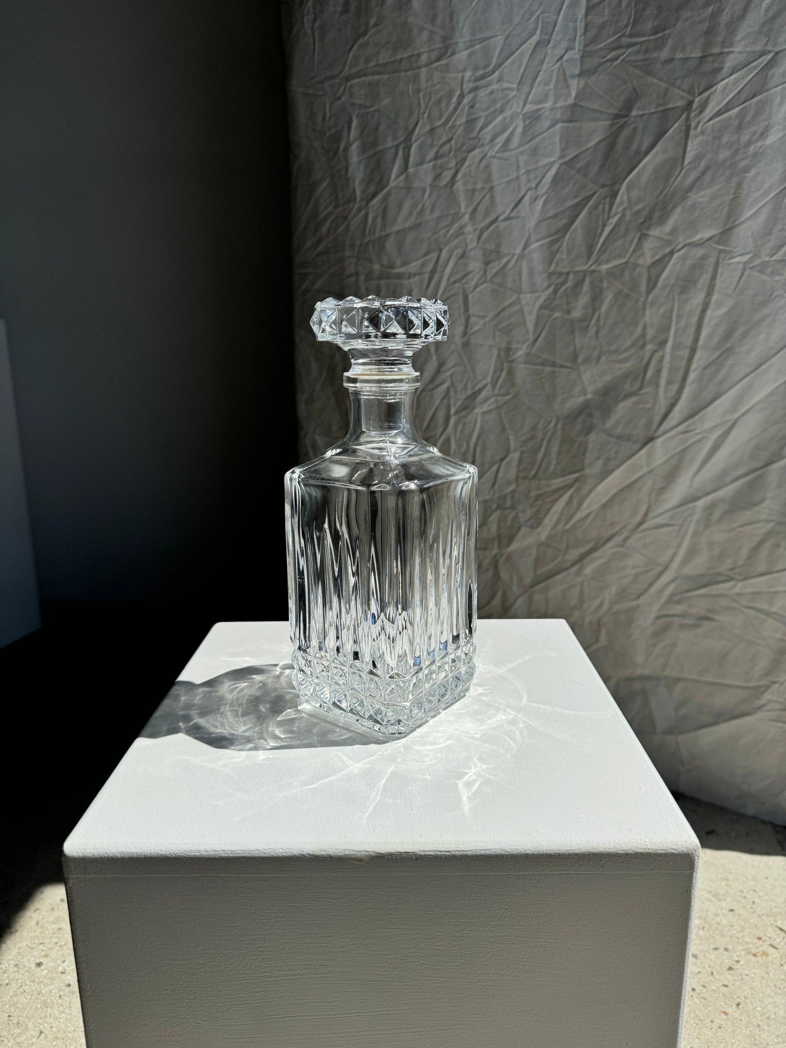 Carafe à whisky en cristal H25