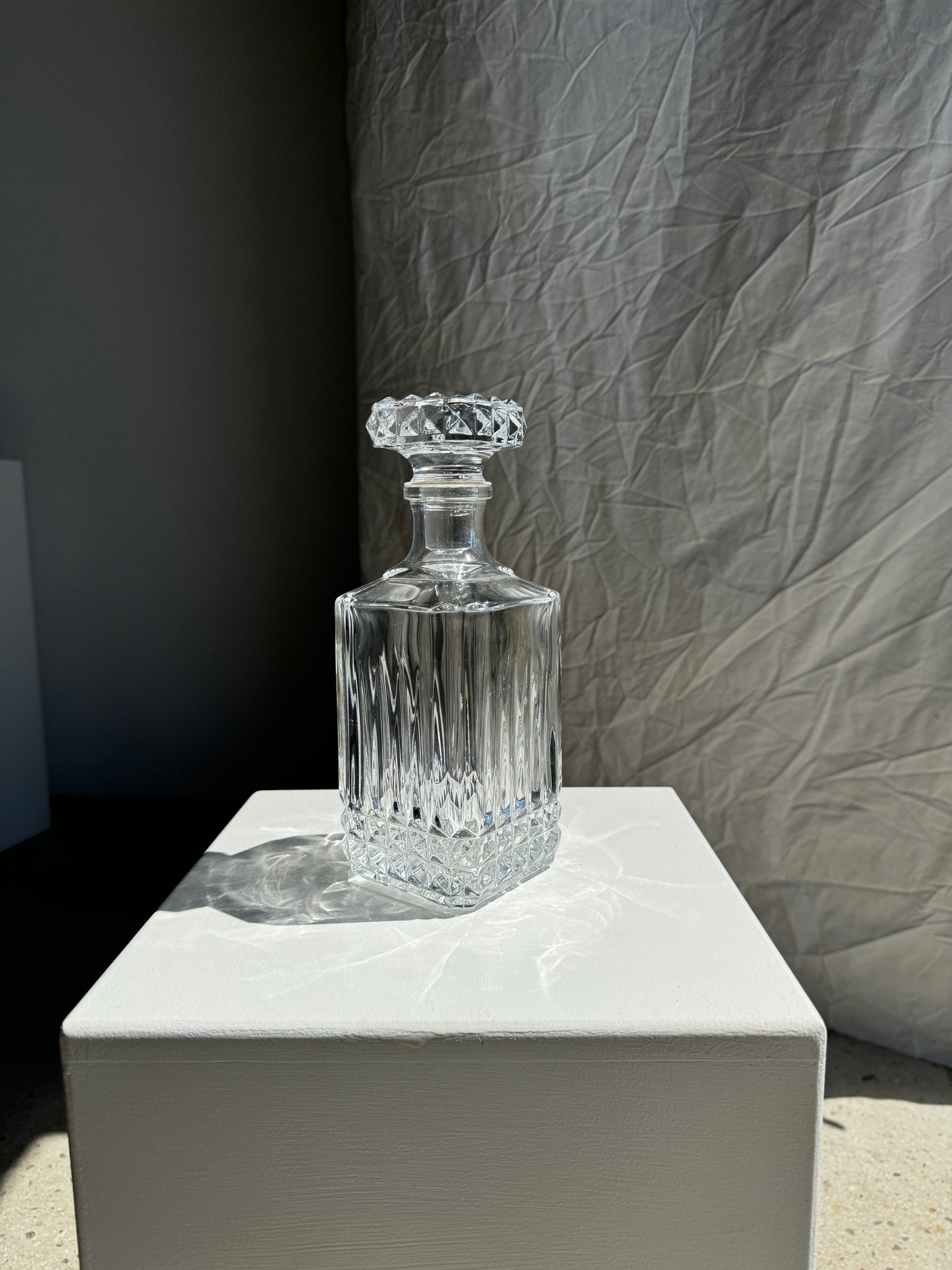 Carafe à whisky en cristal H25