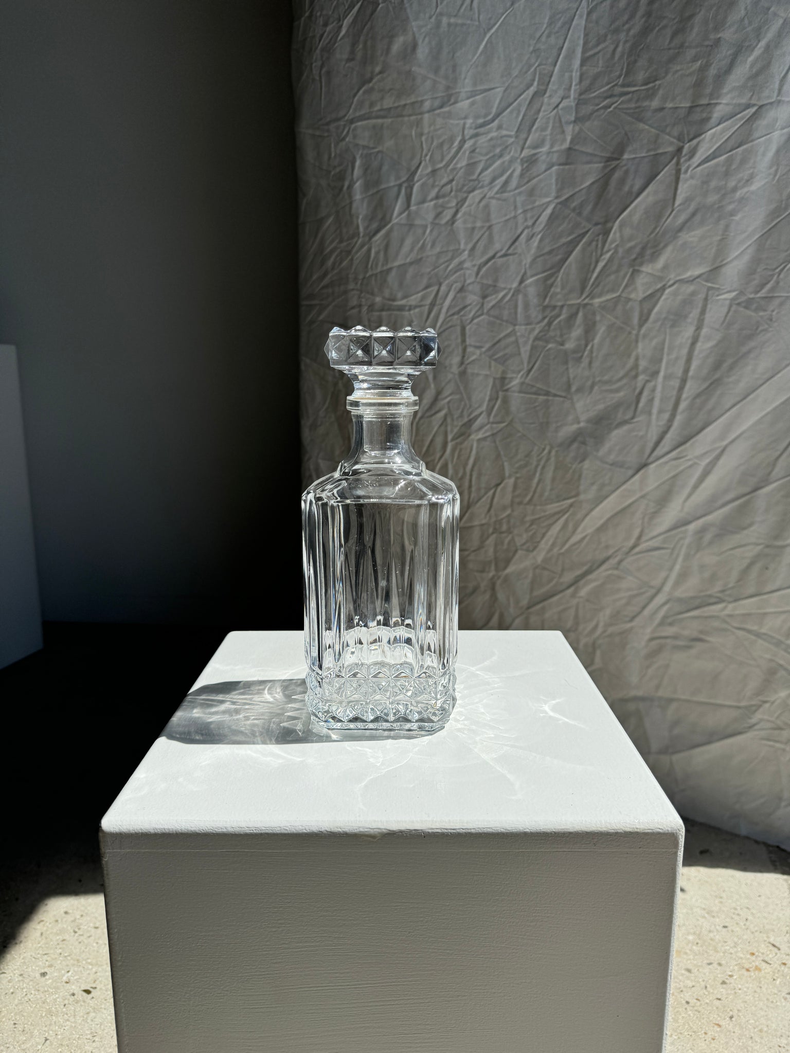 Carafe à whisky en cristal H25