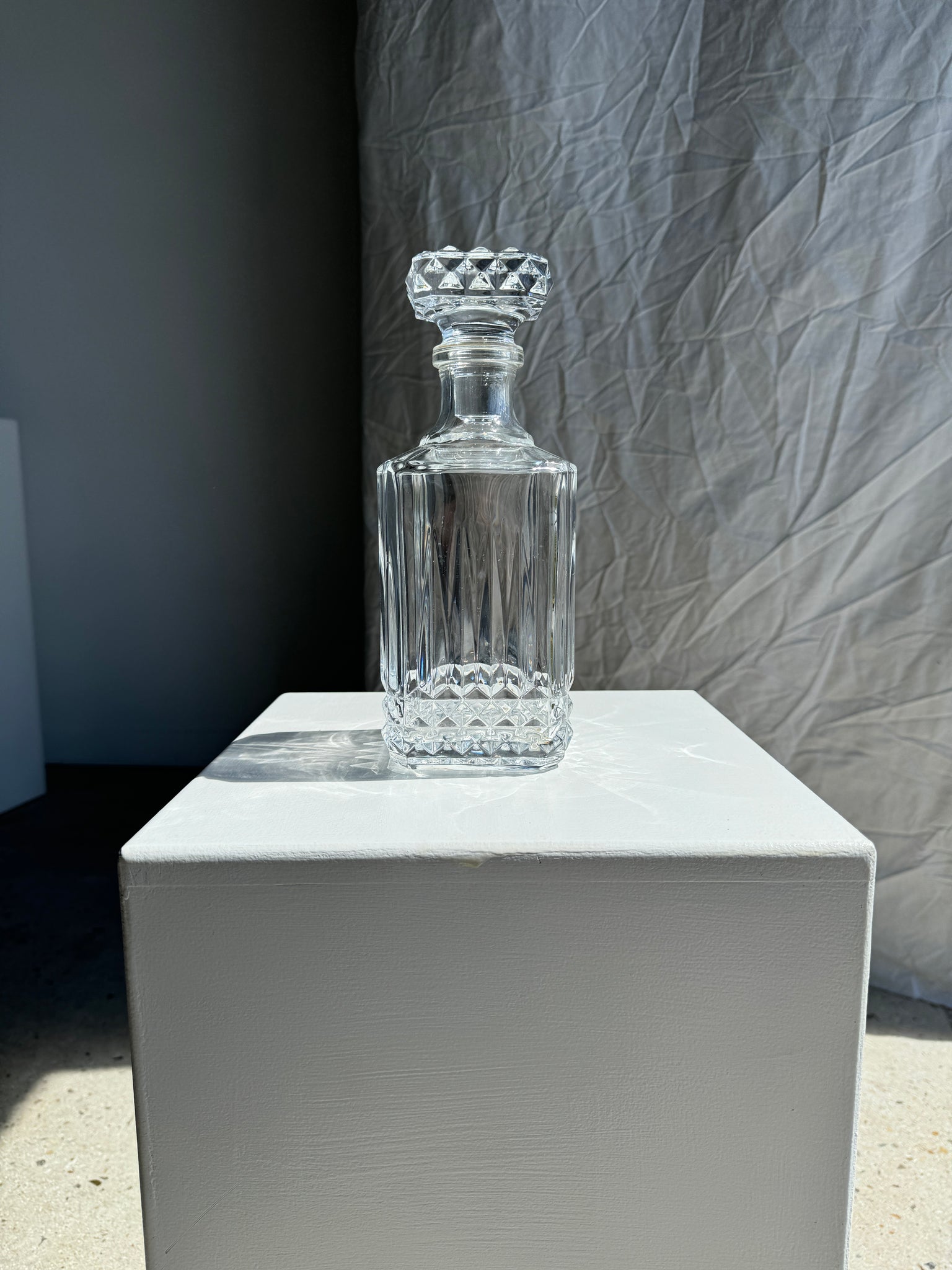 Carafe à whisky en cristal H25