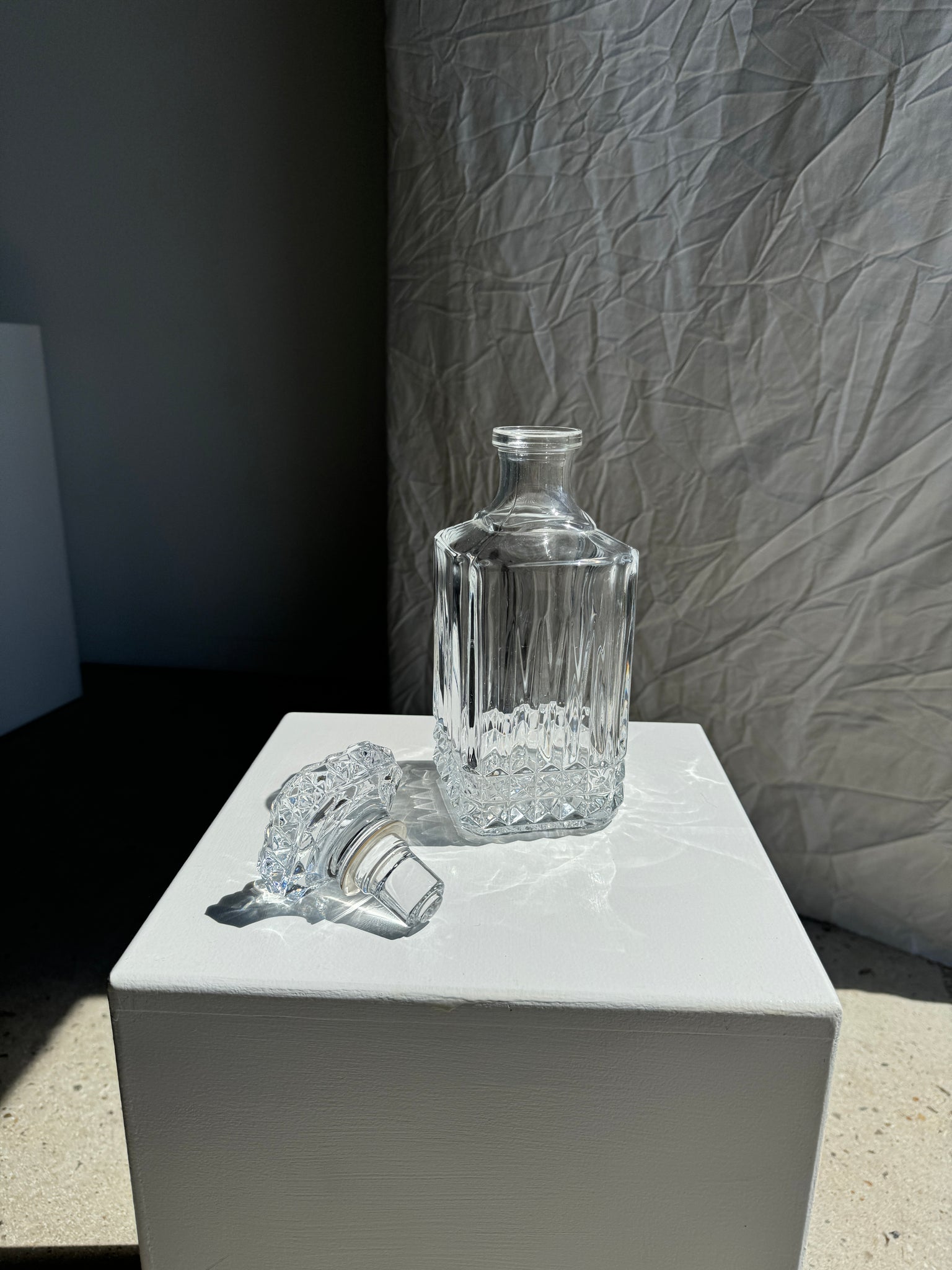 Carafe à whisky en cristal H25