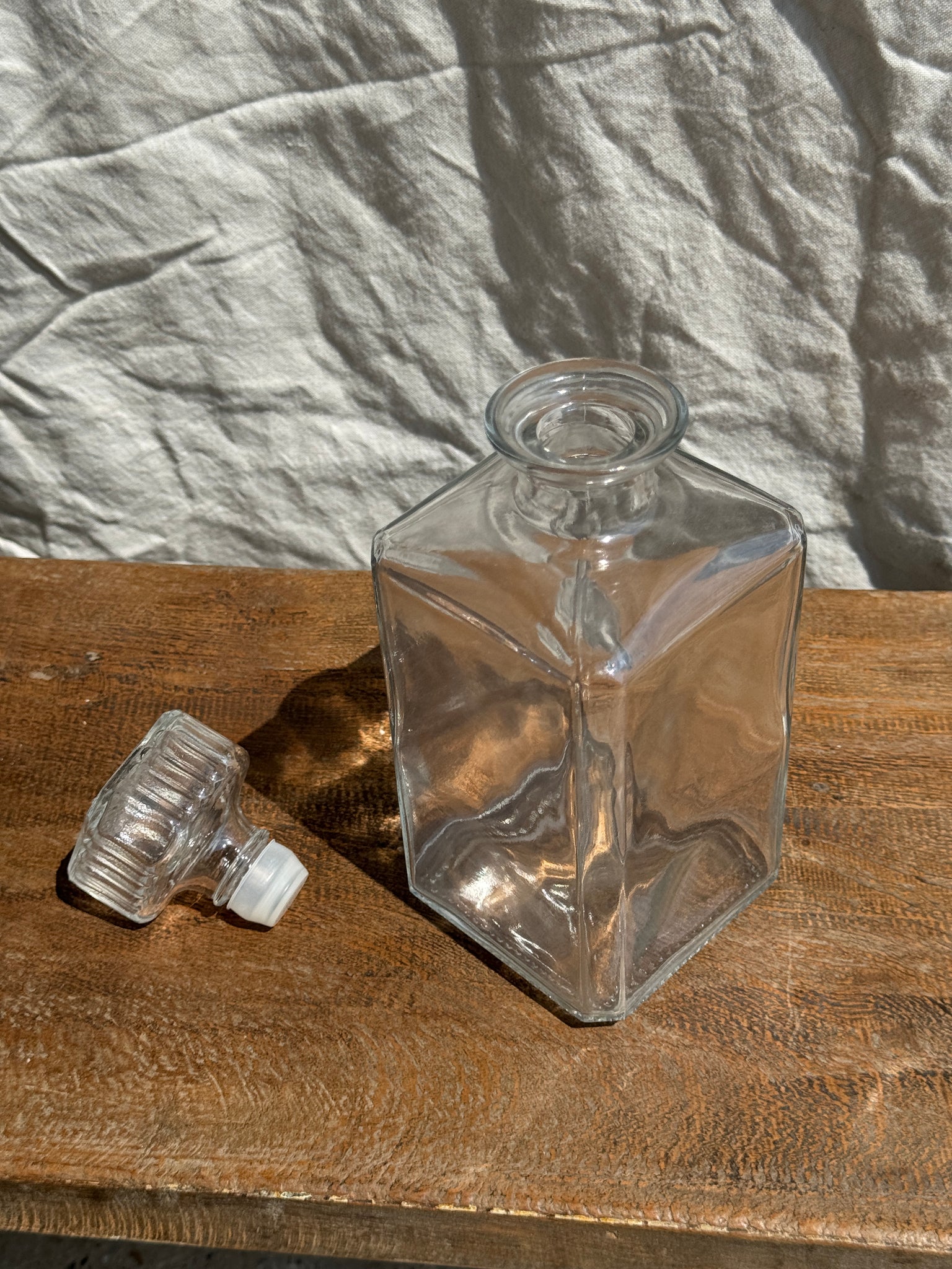 Carafe à whisky bouche hermétique lisse