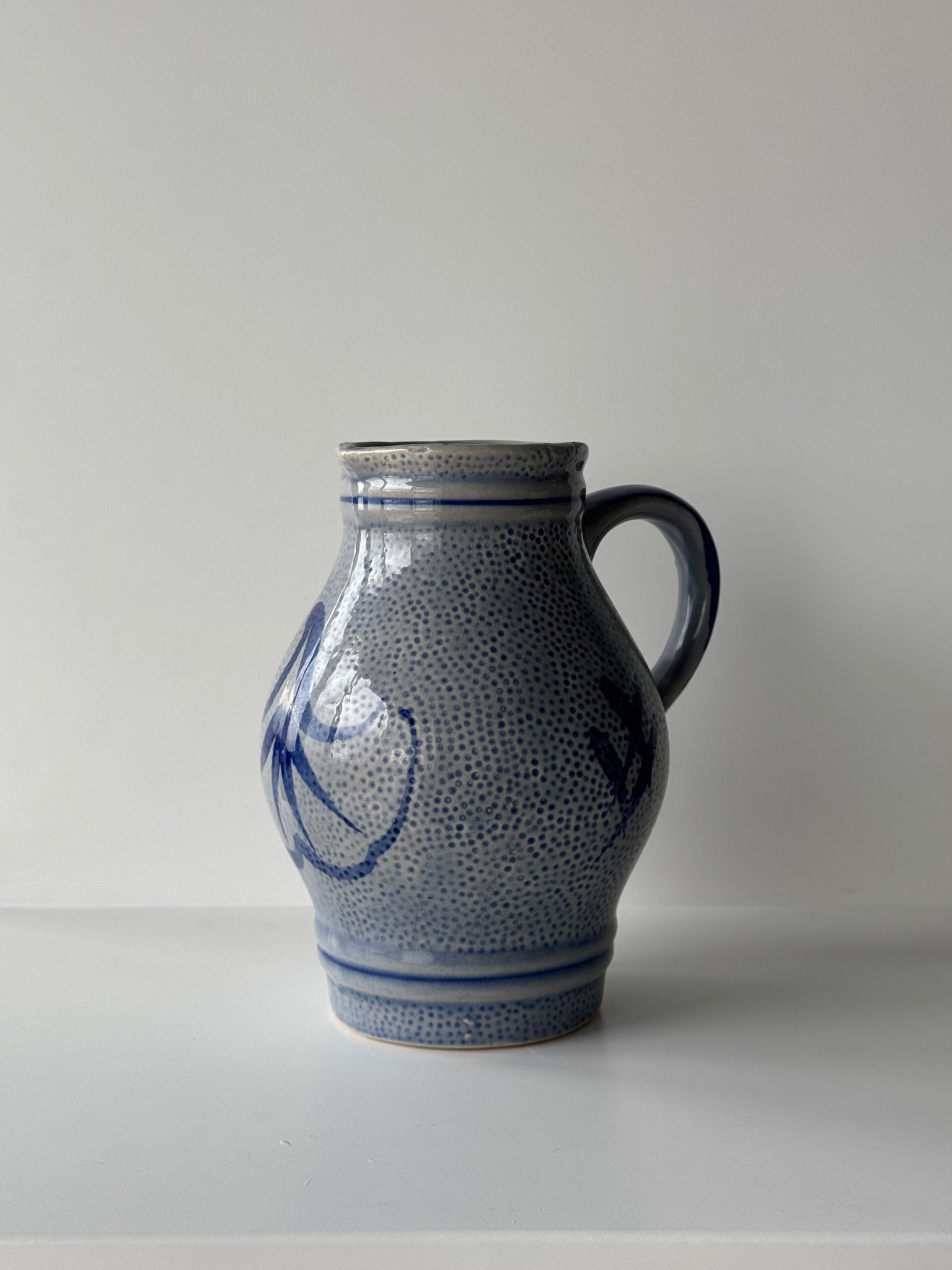 Carafe West Germany bleue H19,5