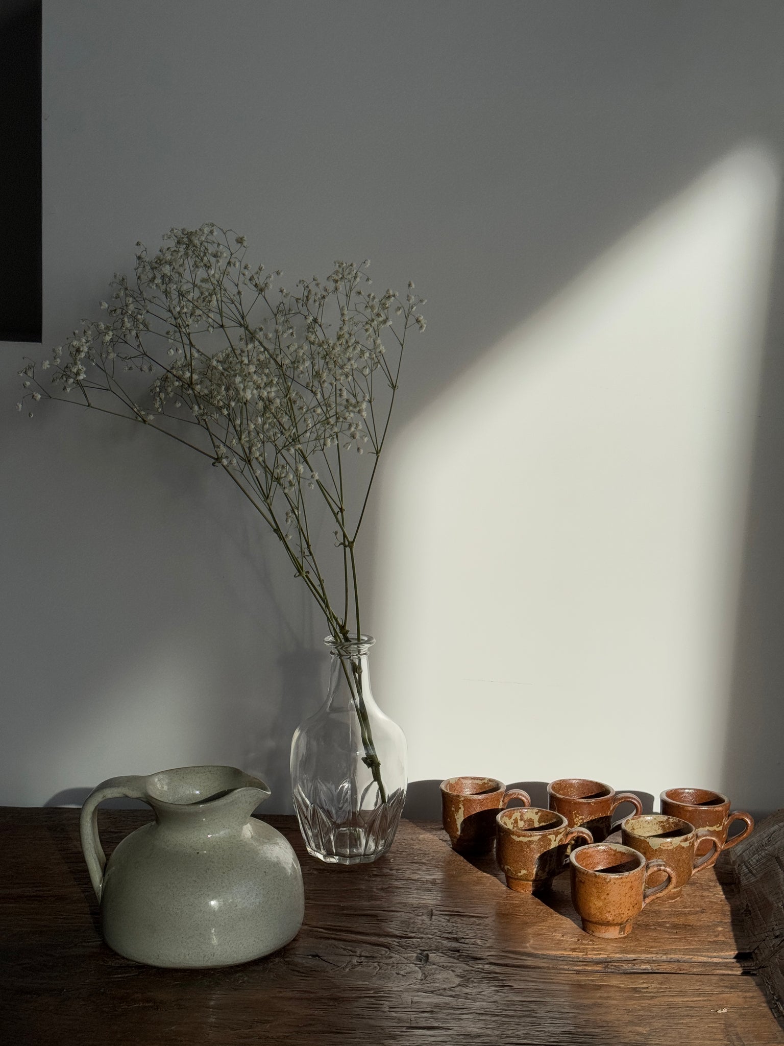 Ensemble de 6 mini tasses à café en grès