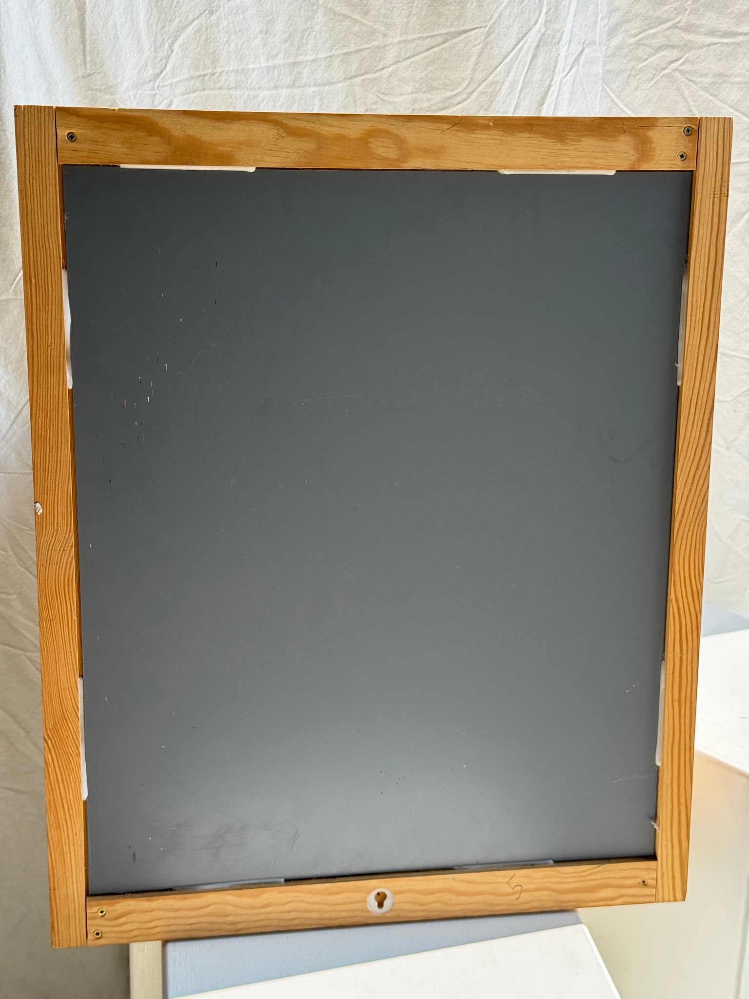 Petit miroir en pin rectangulaire 55x45