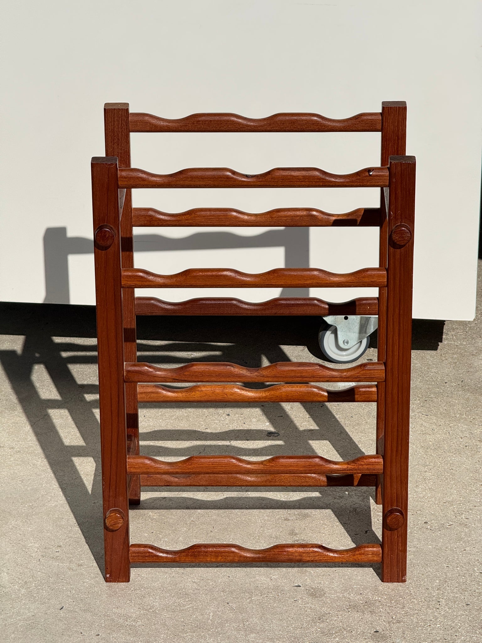Porte bouteille en bois, 15 bouteilles