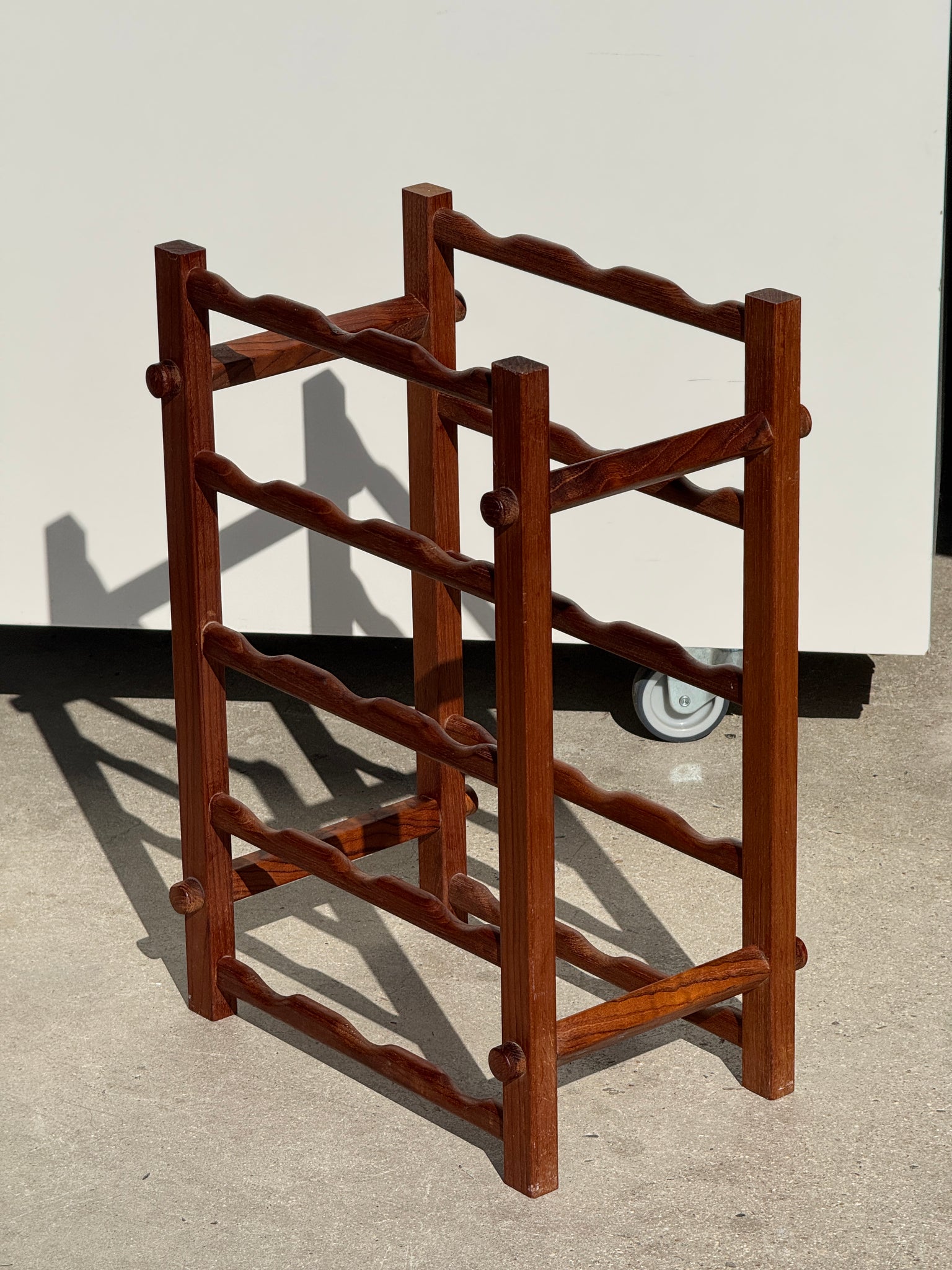 Porte bouteille en bois, 15 bouteilles