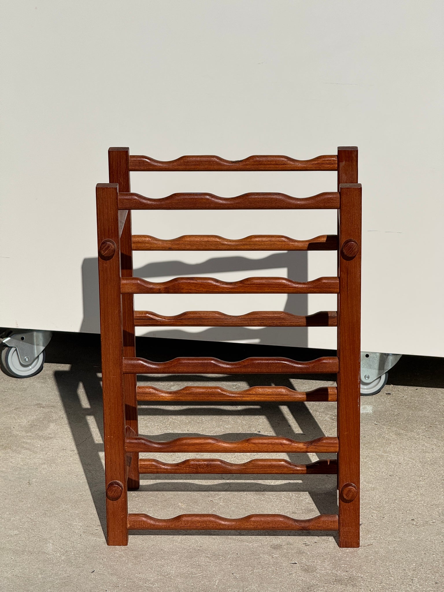 Porte bouteille en bois, 15 bouteilles