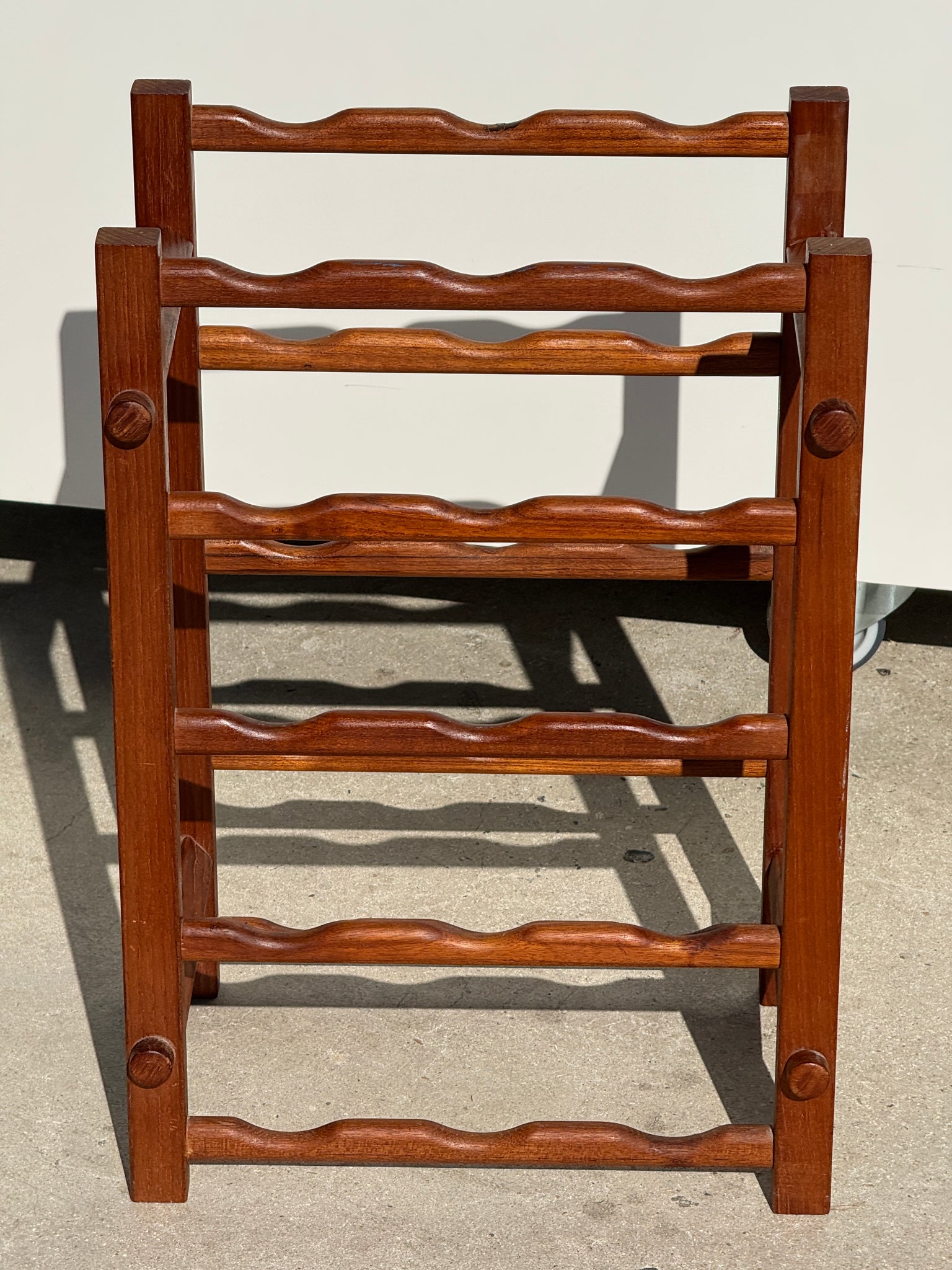 Porte bouteille en bois, 15 bouteilles