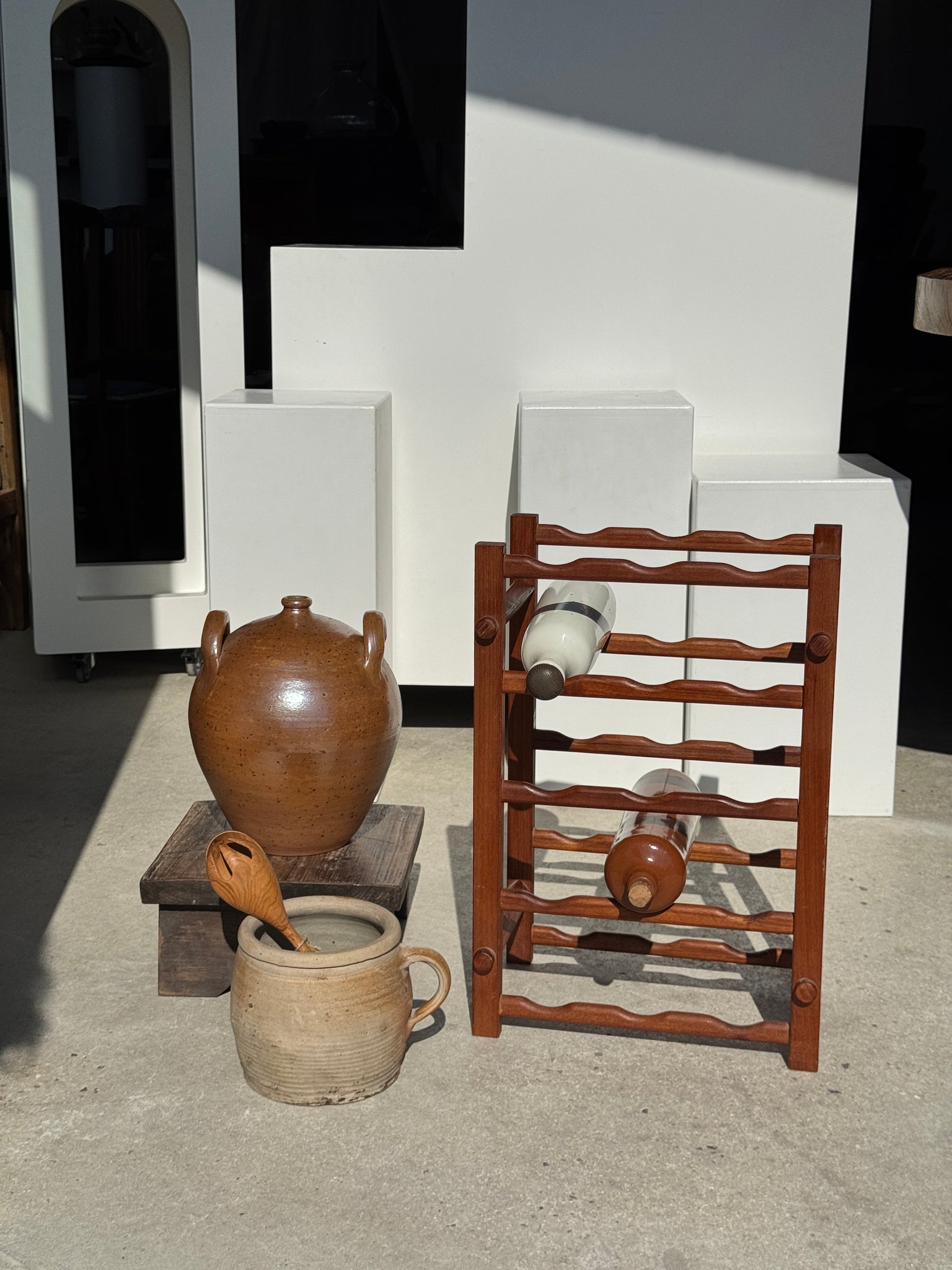 Porte bouteille en bois, 15 bouteilles