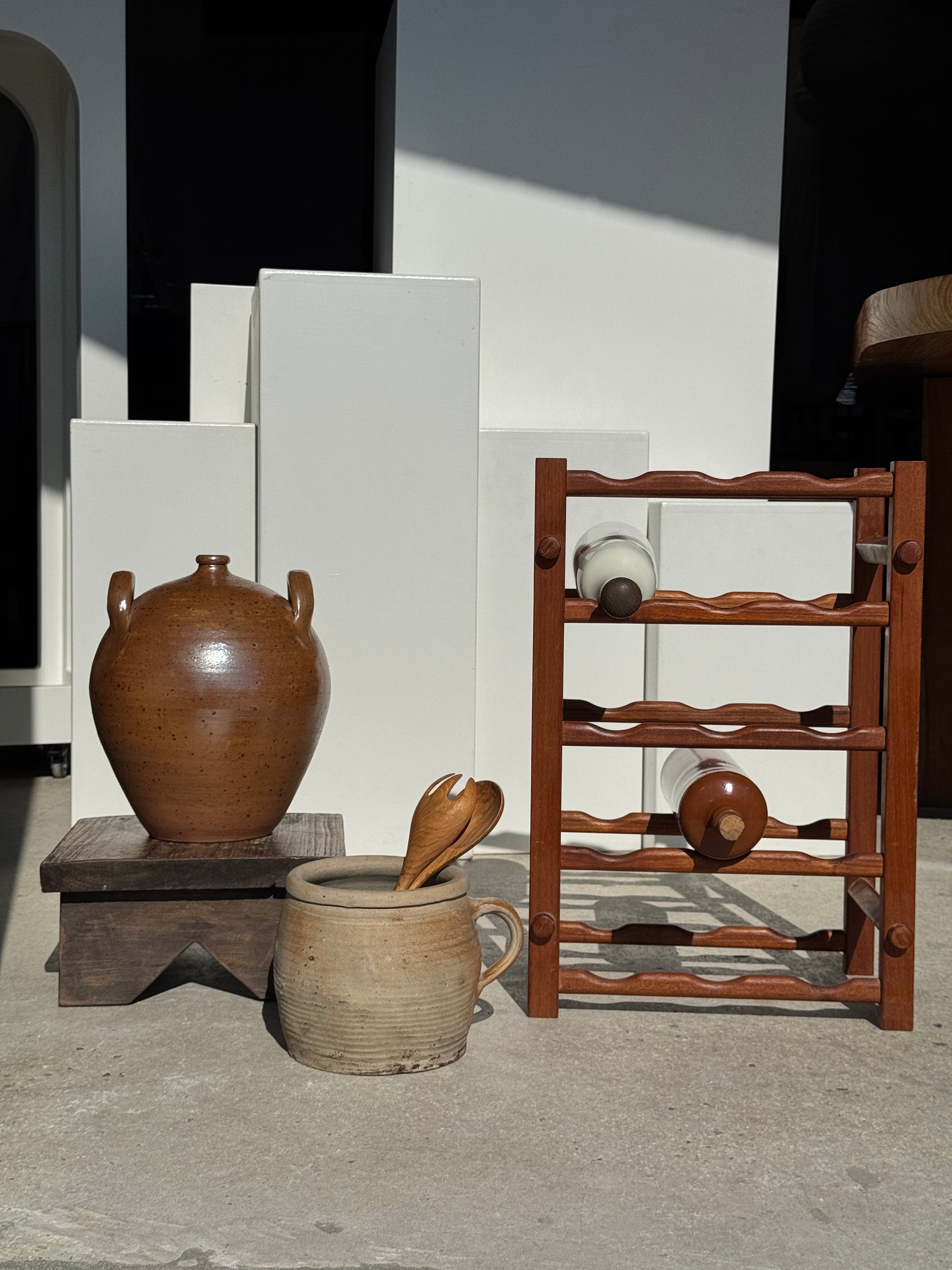 Porte bouteille en bois, 15 bouteilles