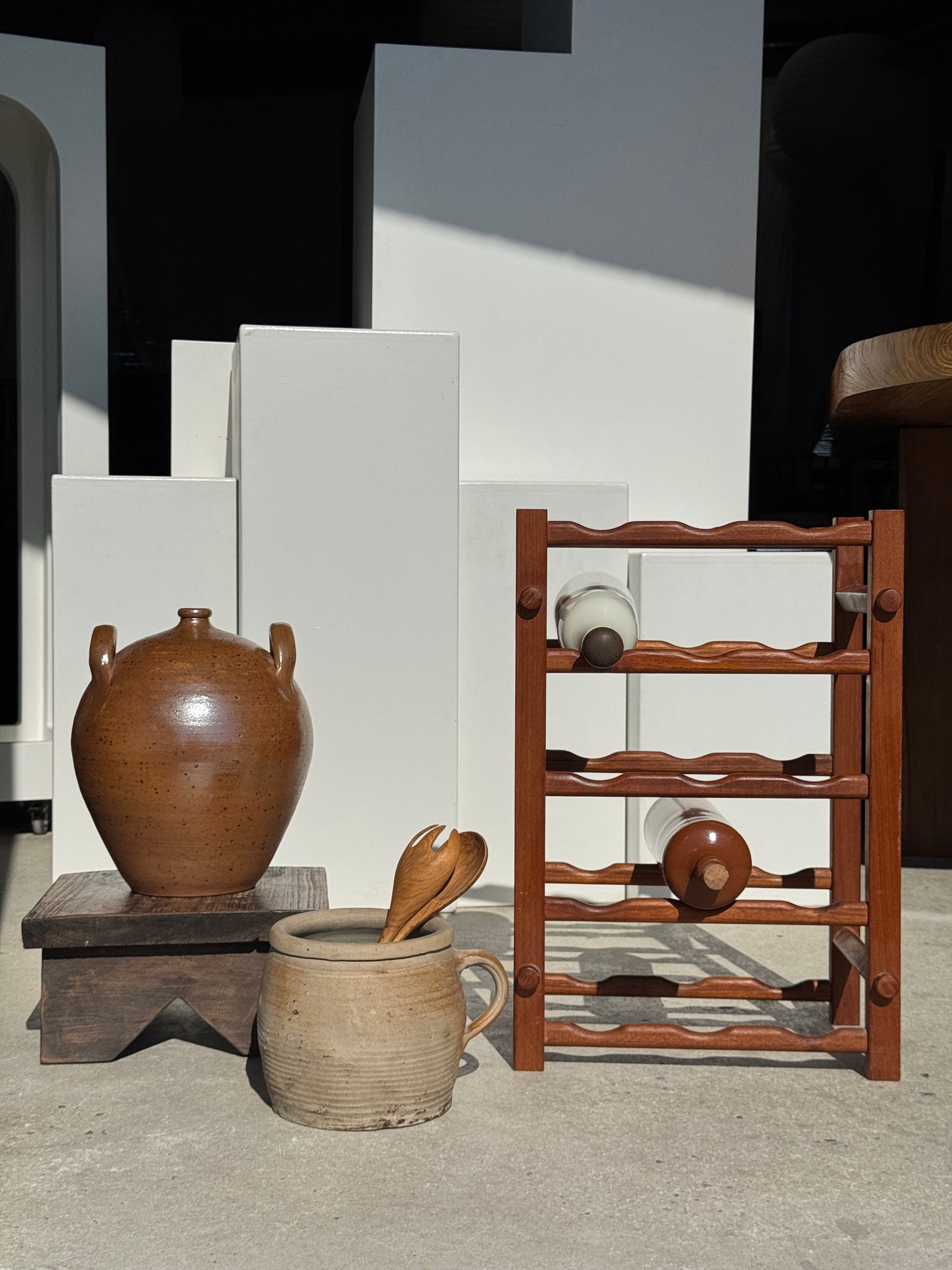 Porte bouteille en bois, 15 bouteilles