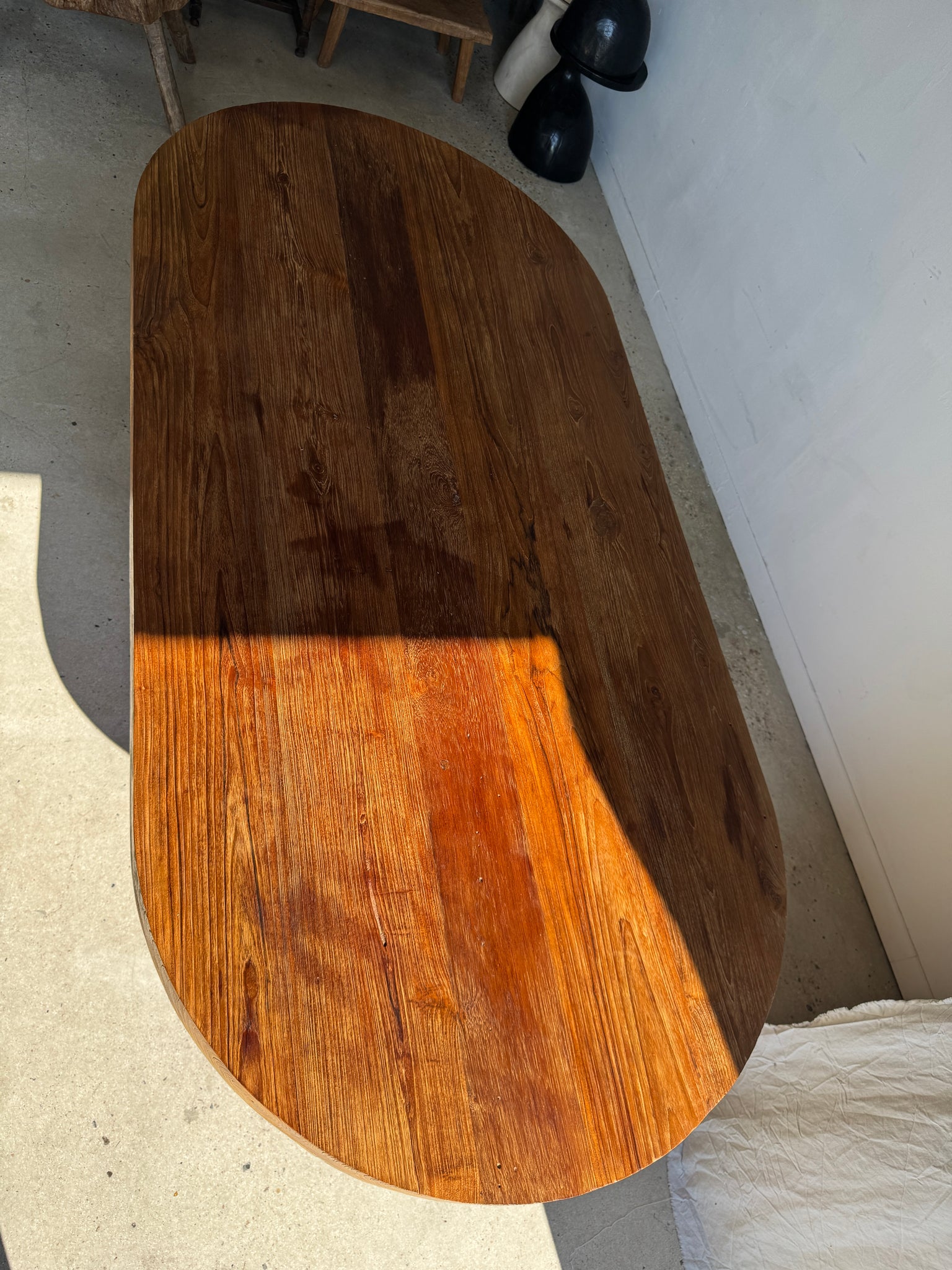 Immense table en teck massif 2m10x1m