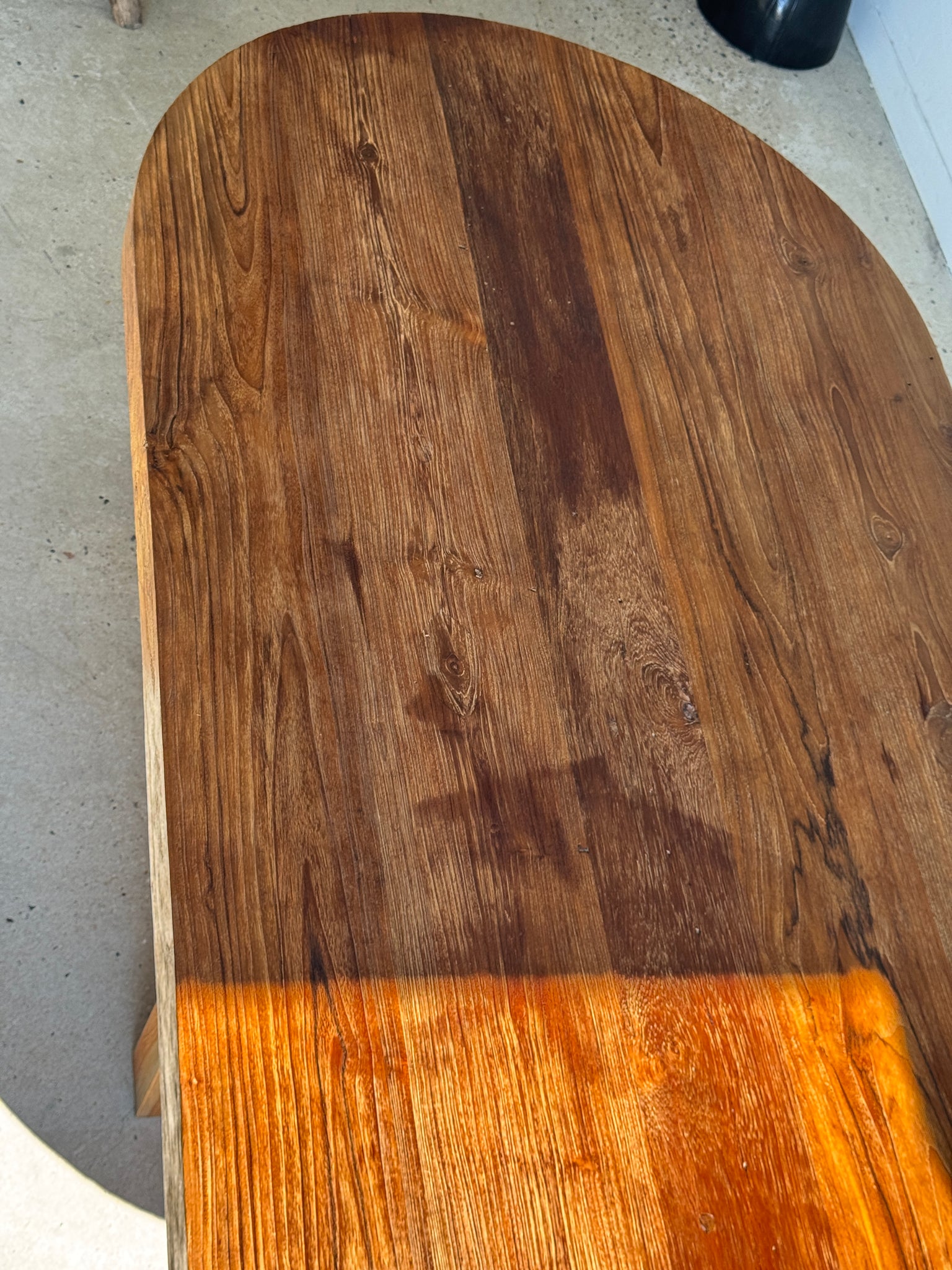 Immense table en teck massif 2m10x1m