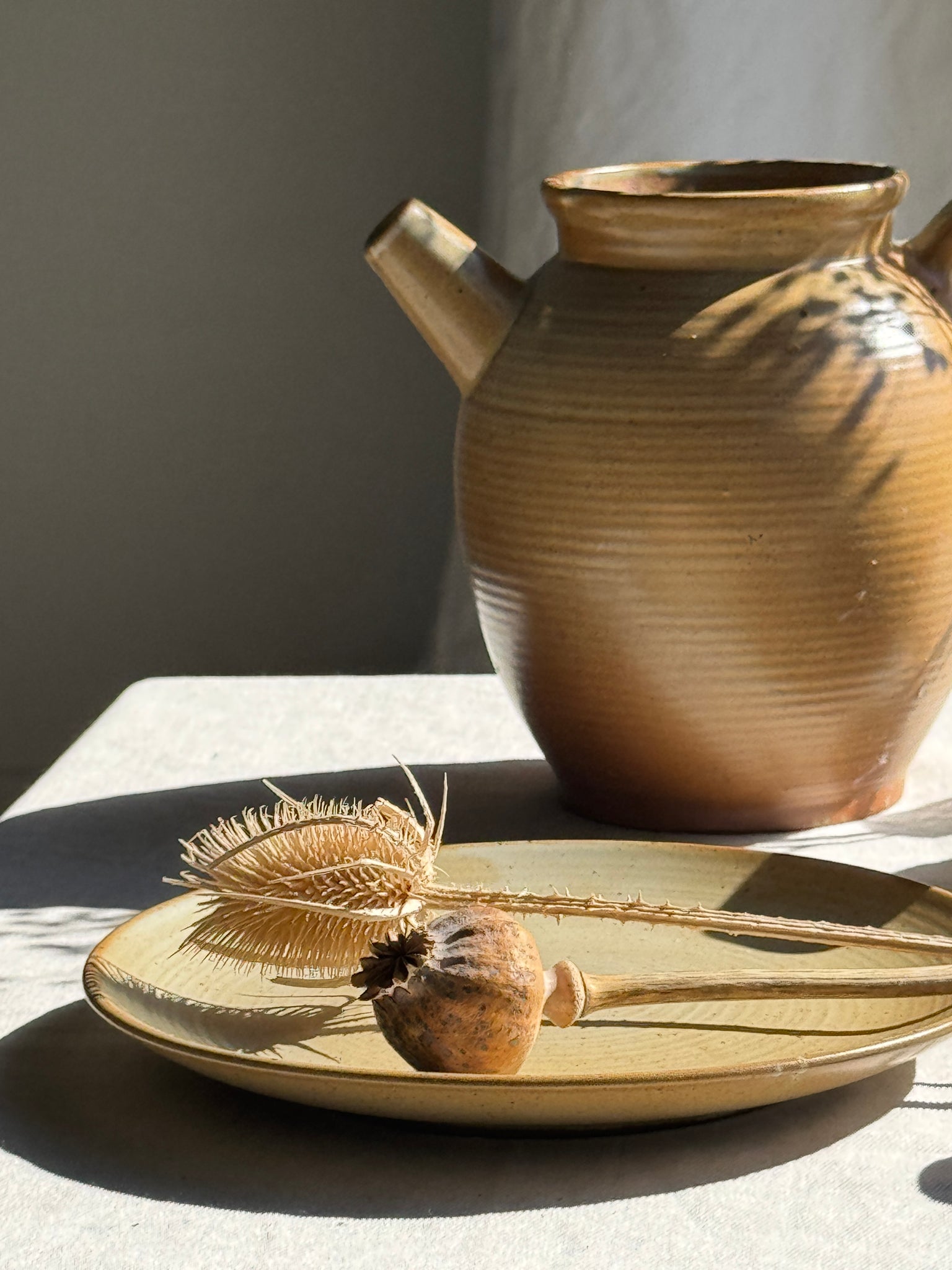 Lot de 6 assiettes à dessert en grès
