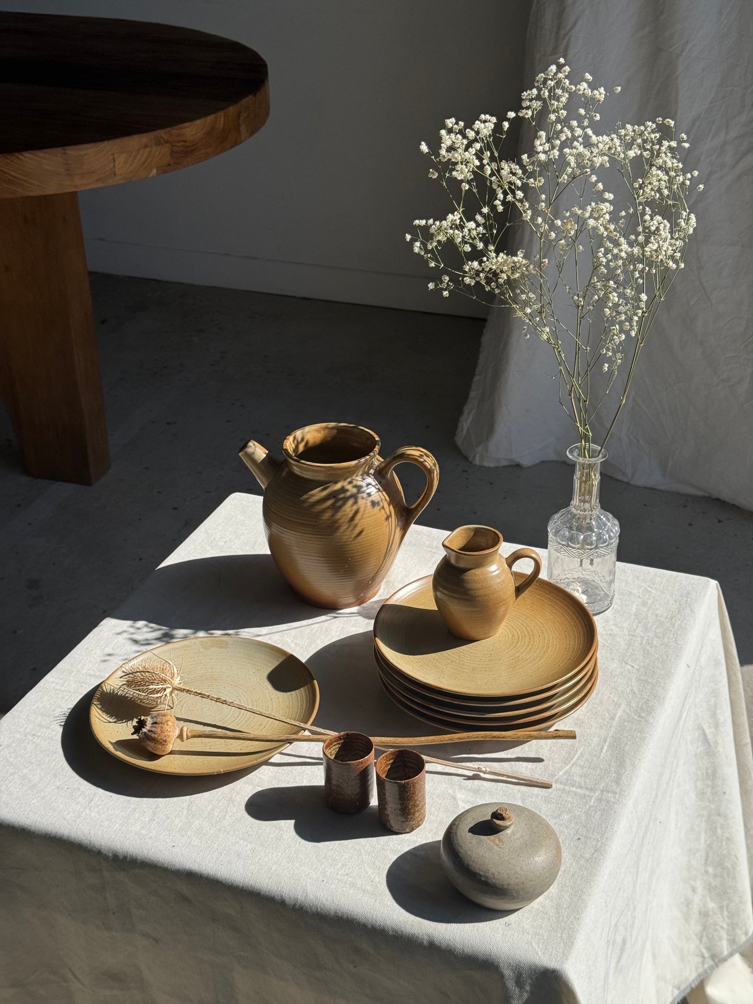 Lot de 6 assiettes à dessert en grès
