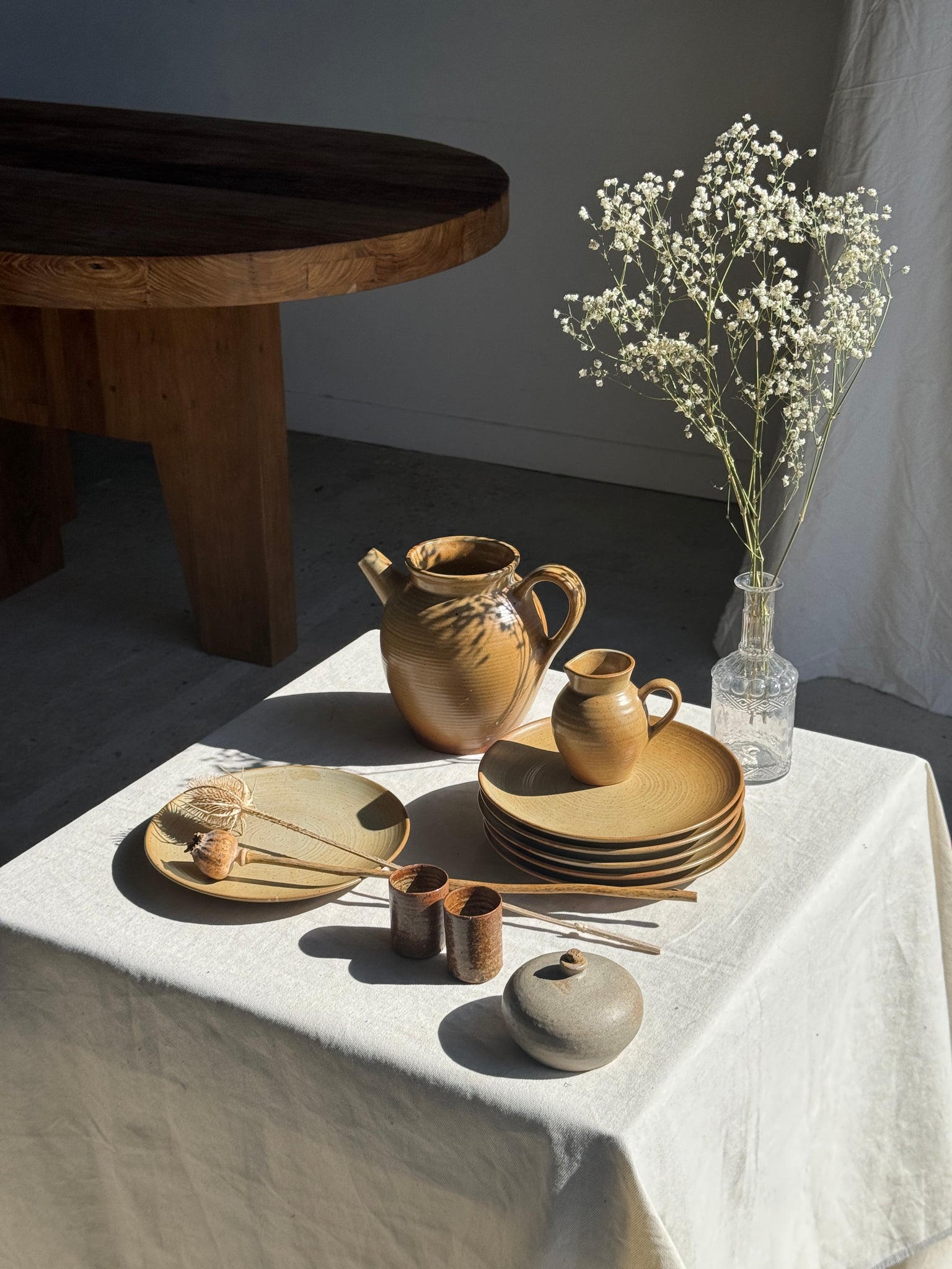 Lot de 6 assiettes à dessert en grès