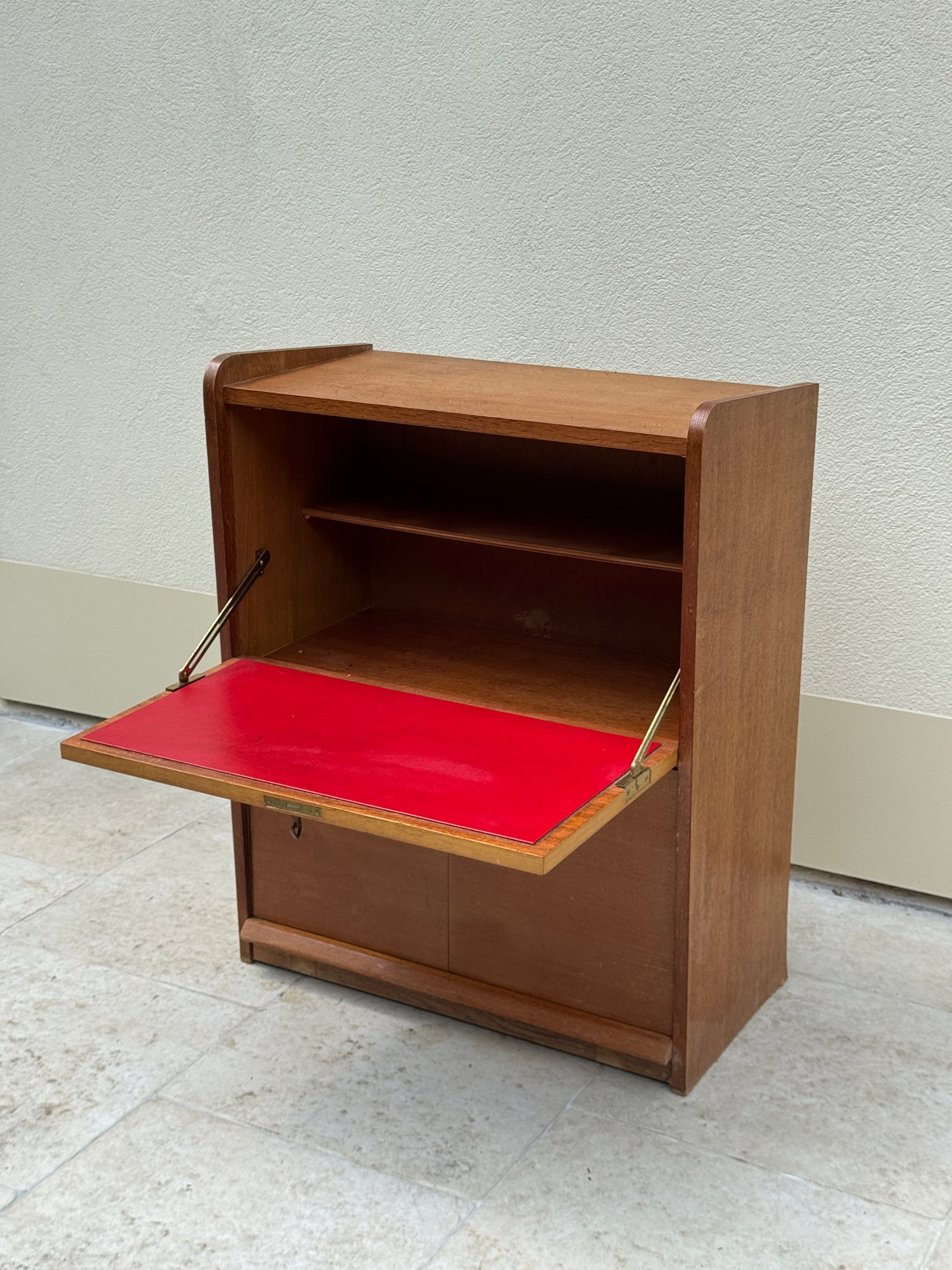 Petit secrétaire à abattant années 60 vintage
