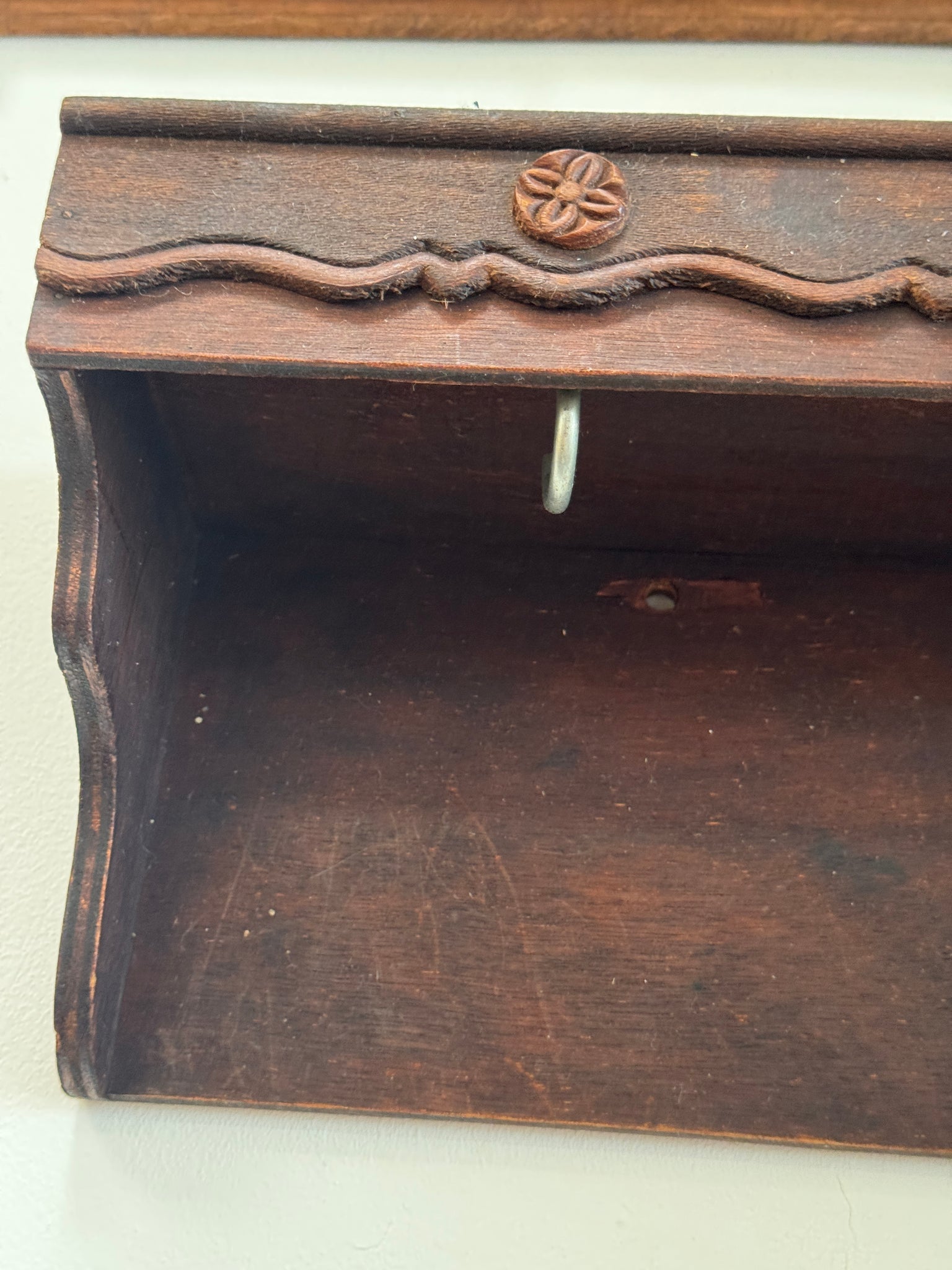 Patère en bois à 5 accroches