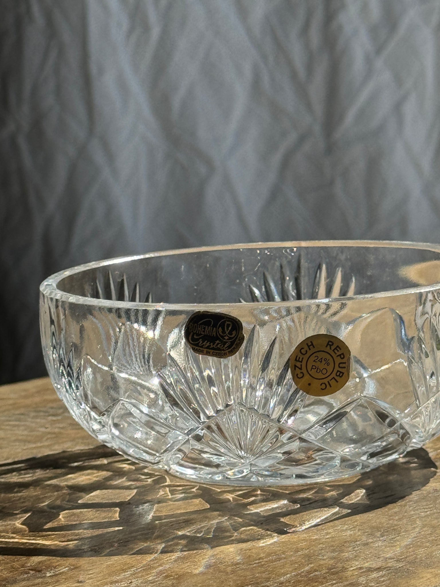 Coupelle classique en cristal République Tchèque D14