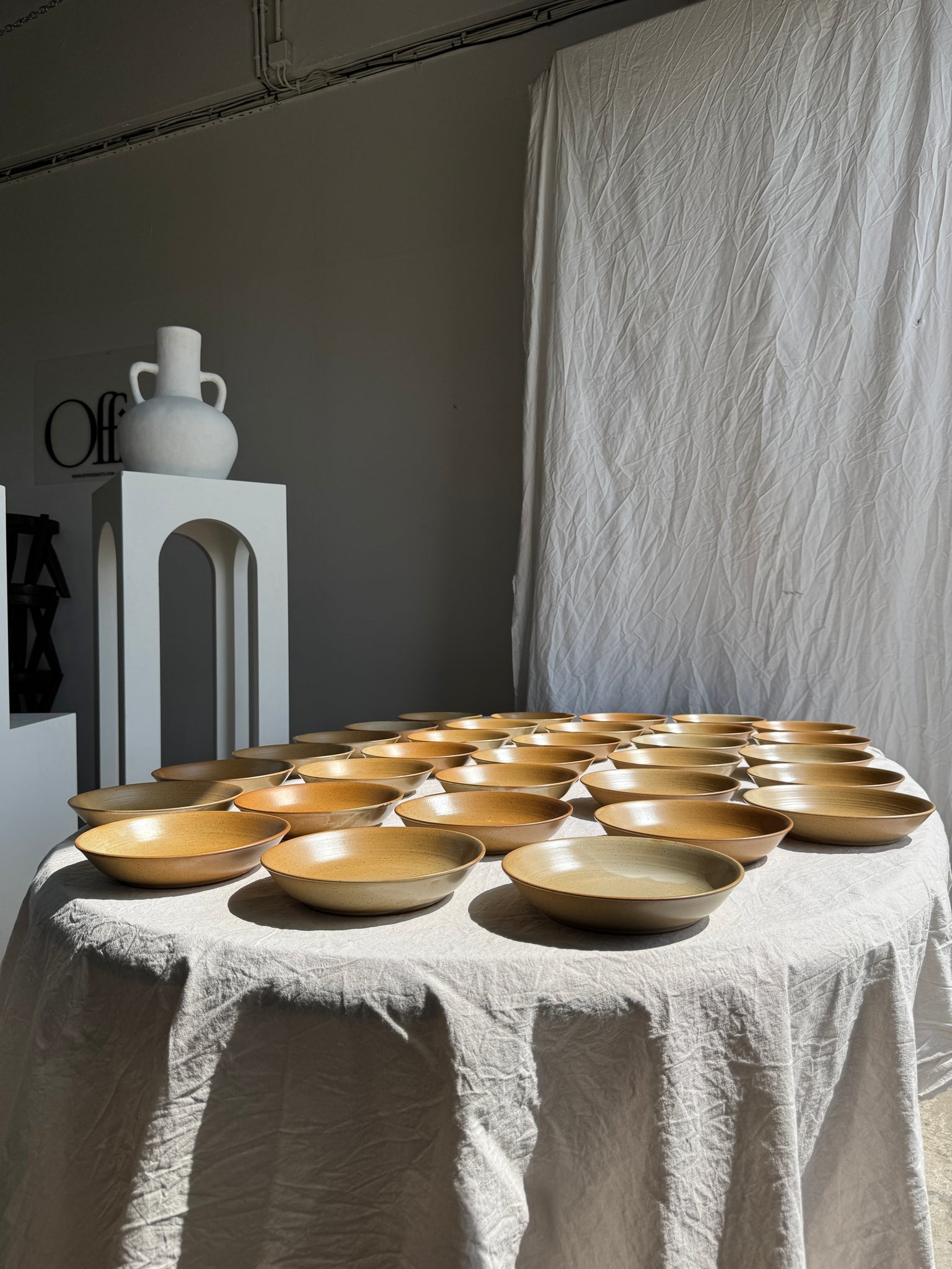 Lot de 29 assiettes creuses CNP village France D19