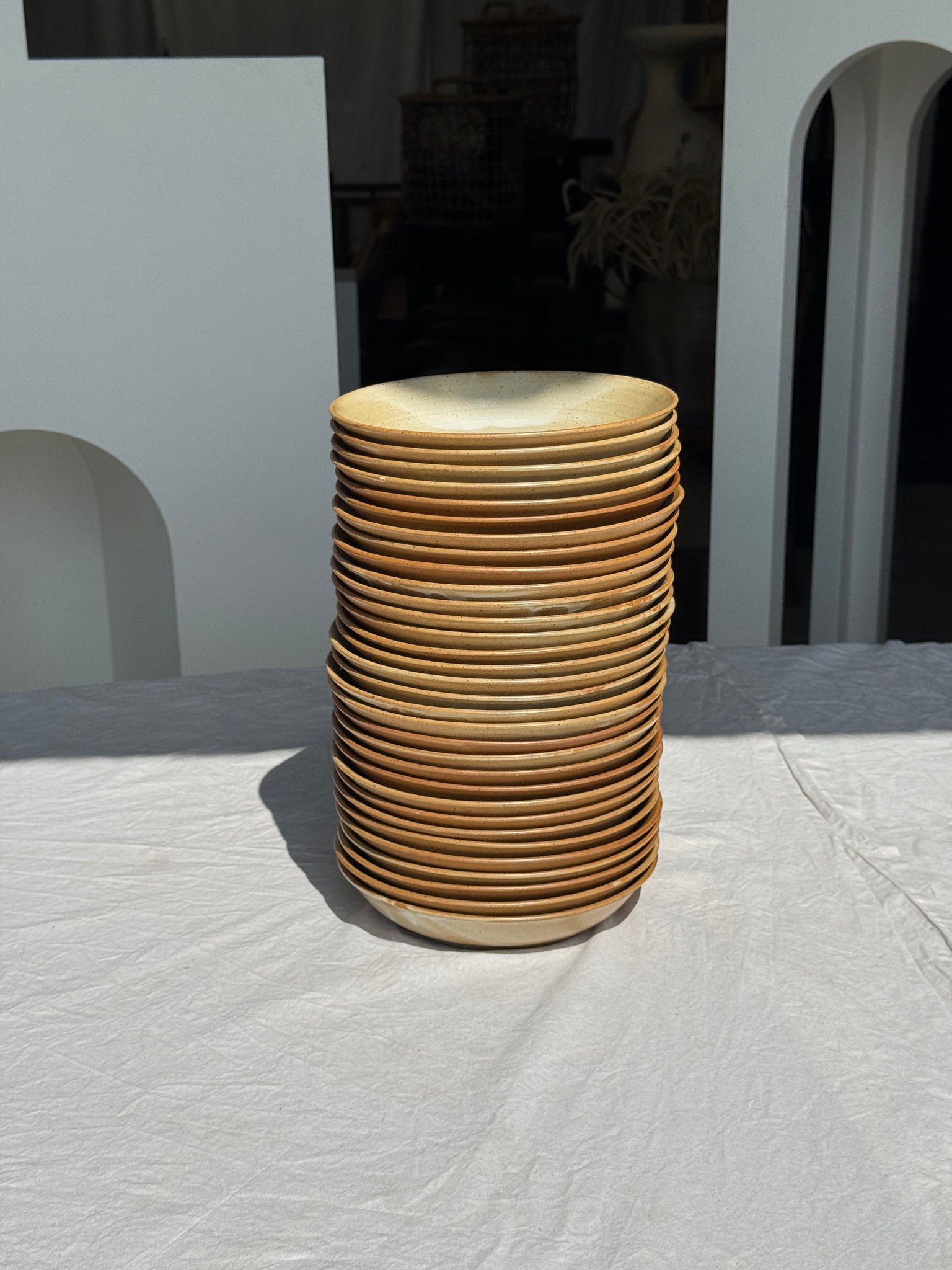 Lot de 29 assiettes creuses CNP village France D19