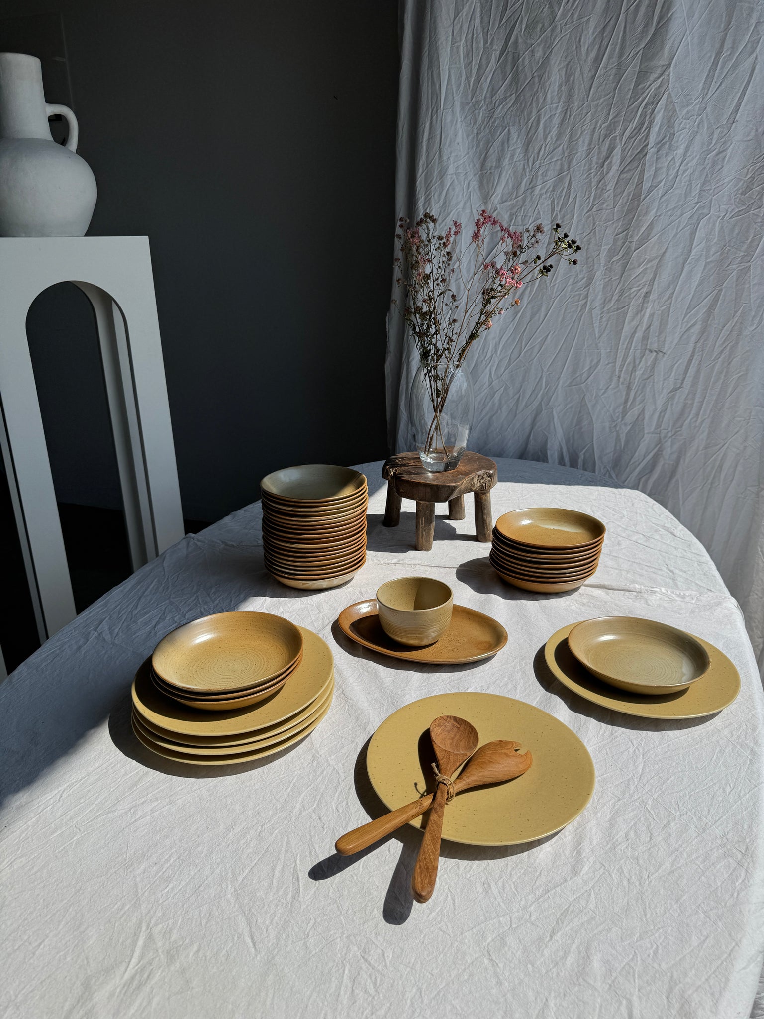 Lot de 6 assiettes en grès véritable D26