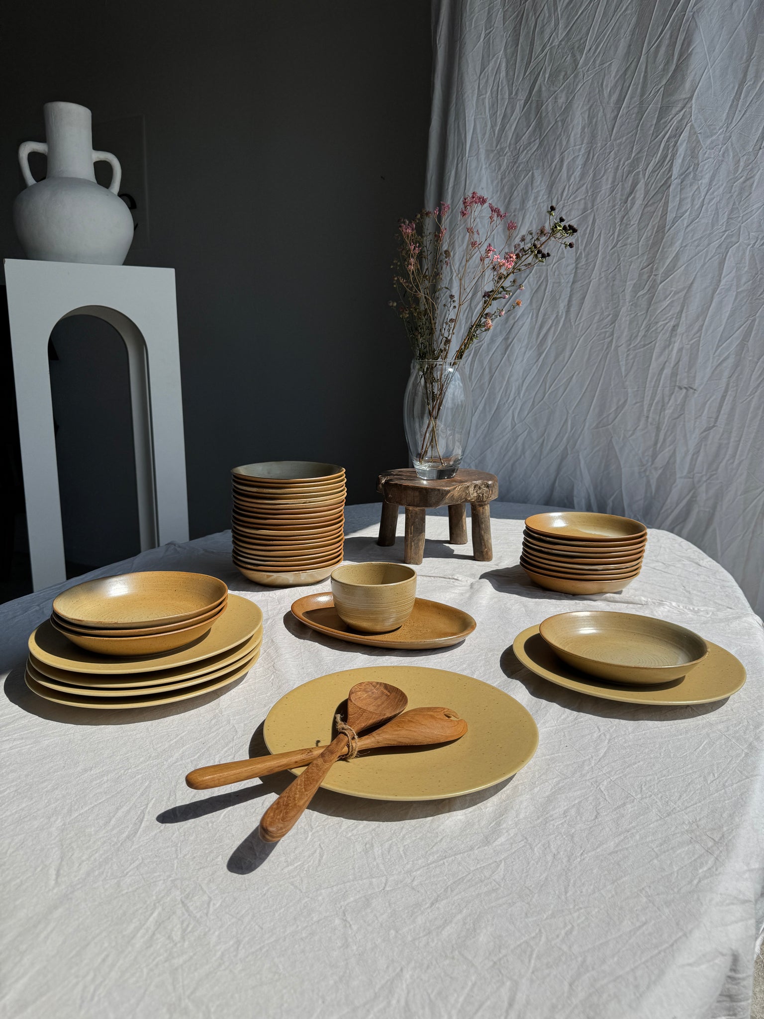 Lot de 29 assiettes creuses CNP village France D19