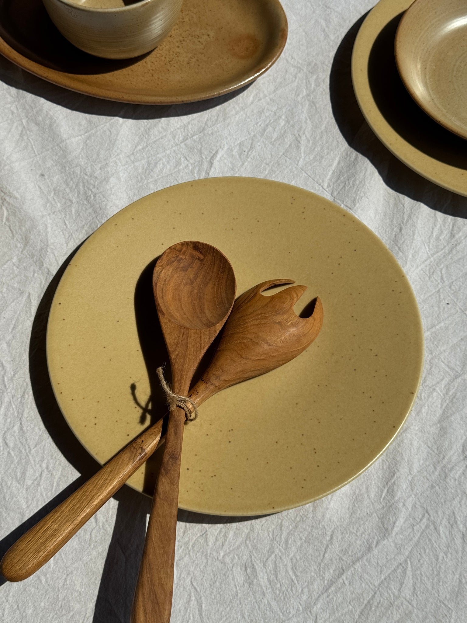 Lot de 6 assiettes en grès véritable D26