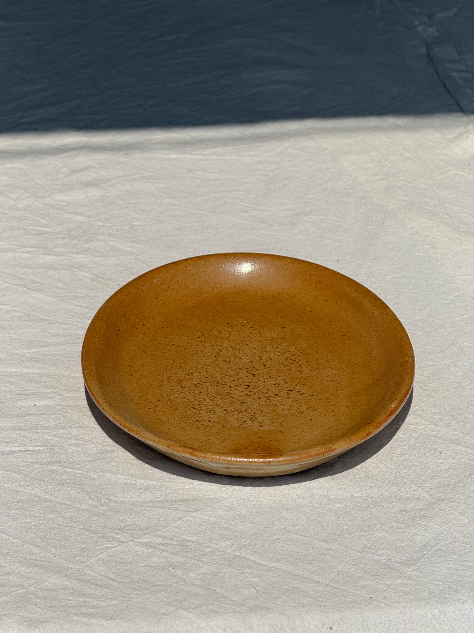 Plat ovale moyen grès de France Brenne L27,5