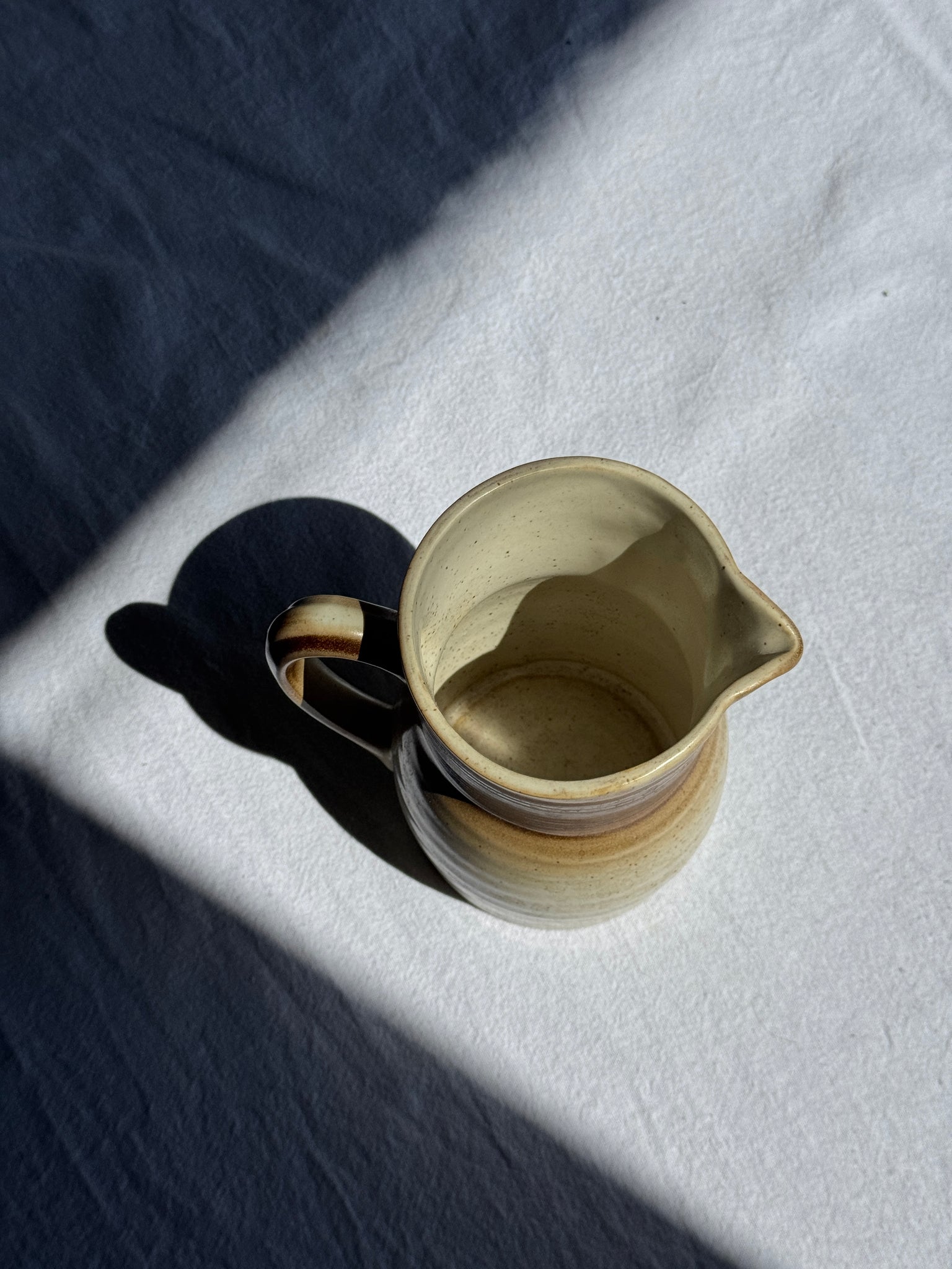 Petite carafe en grès vintage marque Vieux Grès 50 cl